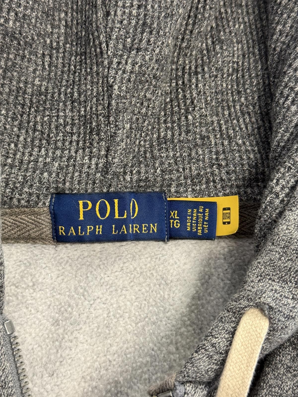 Polo Ralph Lauren Polo Ralph Lauren Full Zip Hoodie Ash Grey Heather Zip Up XL Size US XL / EU 56 / 4 - 2 Thumbnail