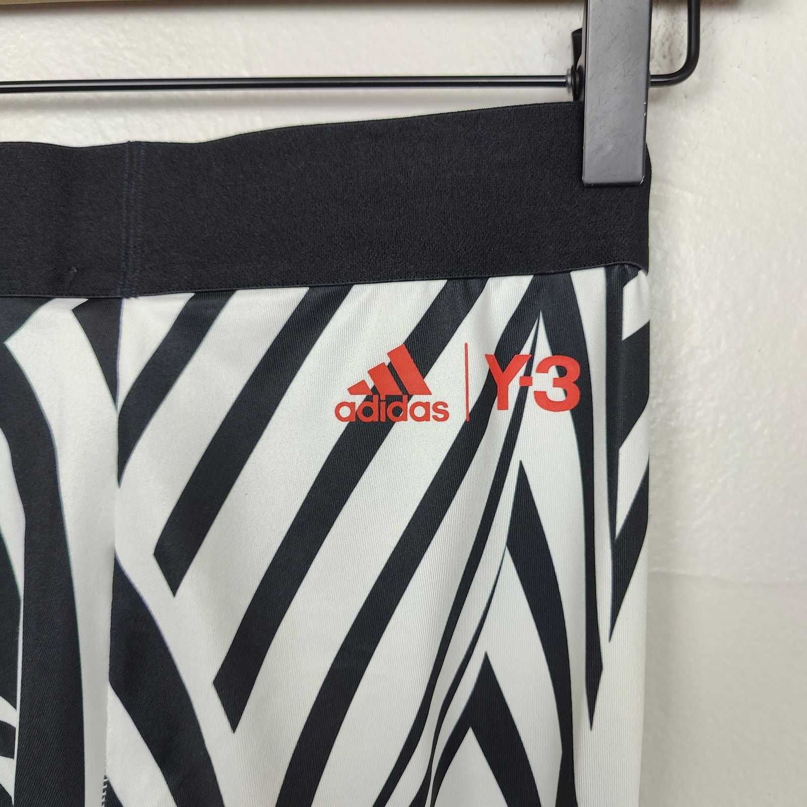Other Adidas Roland Garros Y-3 Leggings Womens Small Zebra Print Size 27" / US 4 / IT 40 - 5 Thumbnail