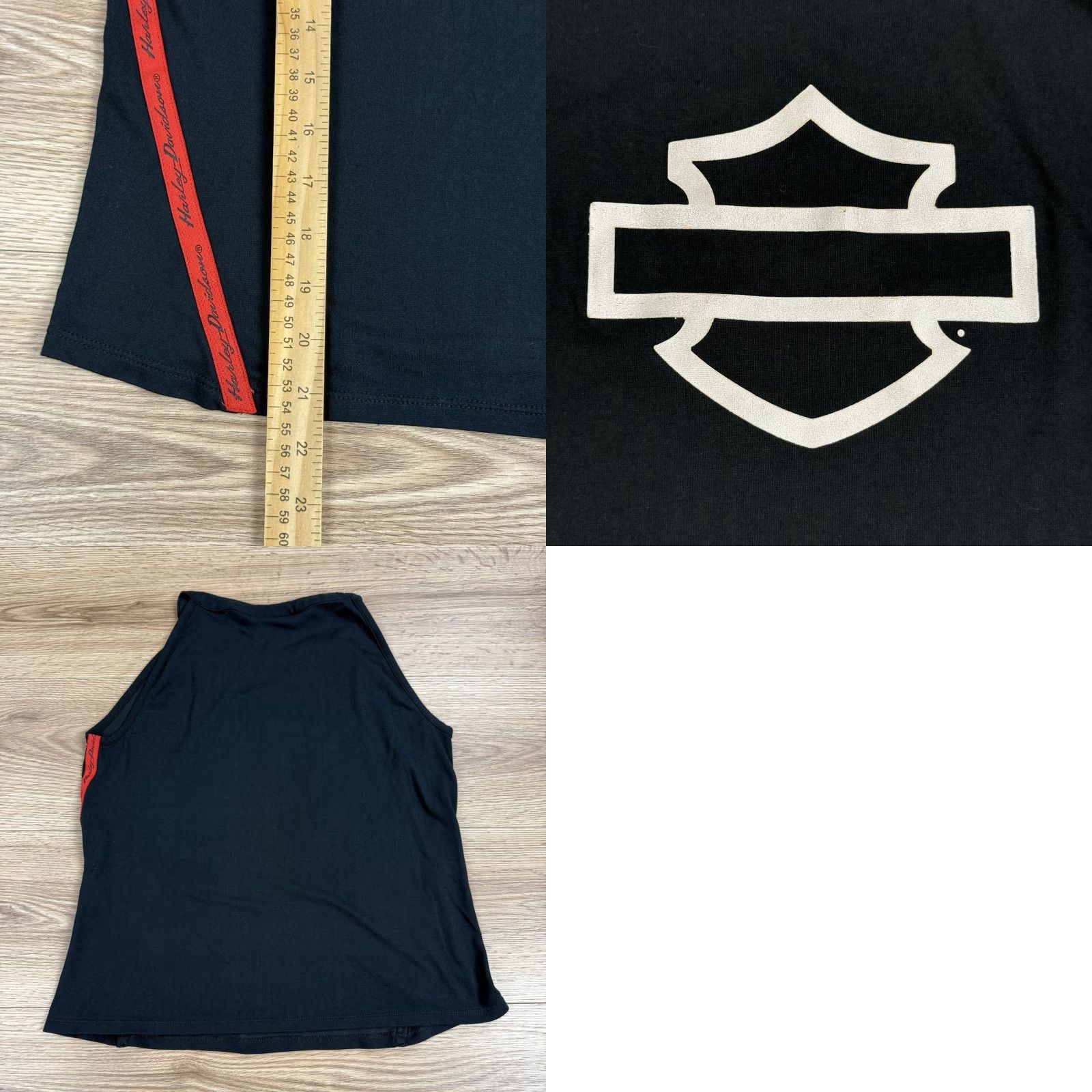 Harley Davidson VINTAGE Harley-Davidson Womens Tank Top M Black Bar Shield Logo Sleeveless Pullover Clothing Tank Womens M Black Bar Shield Logo Size M / US 6-8 / IT 42-44 - 8 Thumbnail