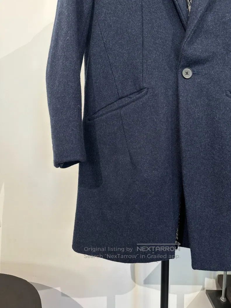Number (N)ine Number (N)ine Navy Blue Note Tweed Suit Jacket Size US S / EU 44-46 / 1 - 5 Thumbnail