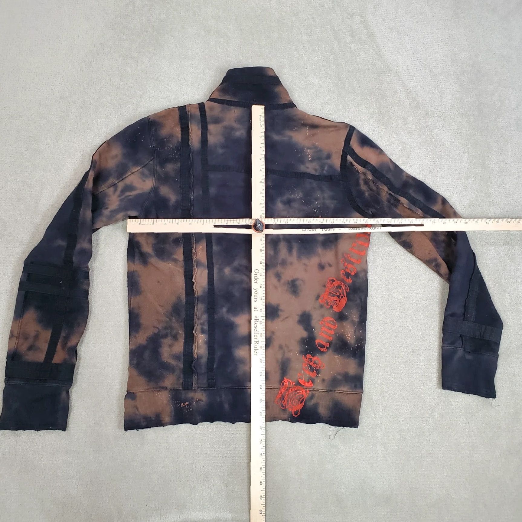 Vintage Salvage Mens Large Black Hoodie Pullover Sweatshirt Jacket Casual Grunge Y2K Full Zip Size US L / EU 52-54 / 3 - 5 Thumbnail