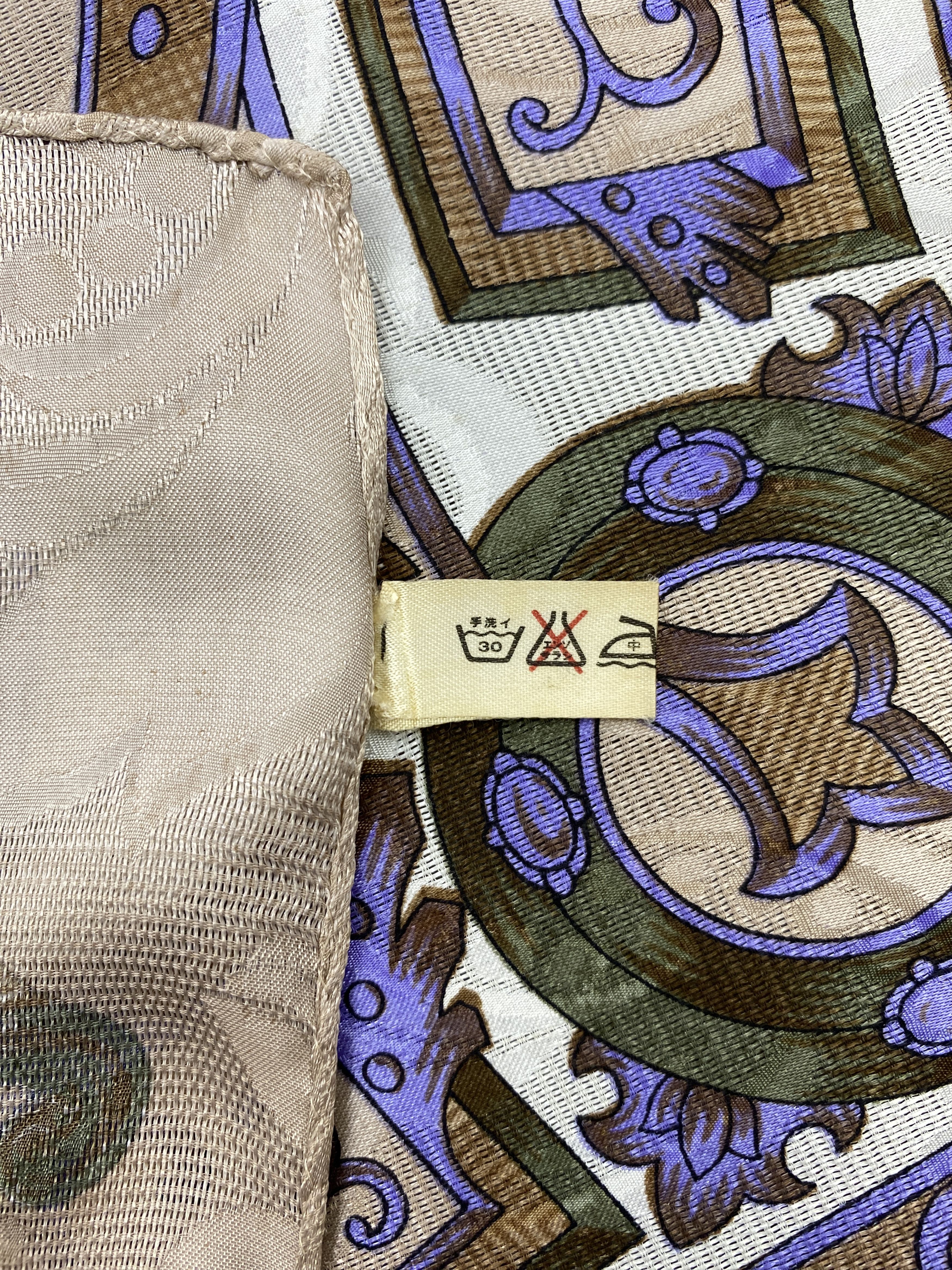 Japanese Brand Vintage Japanese Brand Silk Scarf SN0132 Size ONE SIZE - 5 Thumbnail