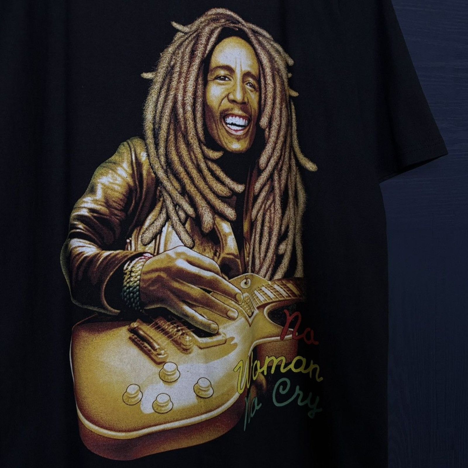 Band Tees × Vintage 🇯🇲BOB MARLEY No Woman No Cry T Size US L / EU 52-54 / 3 - 2 Thumbnail