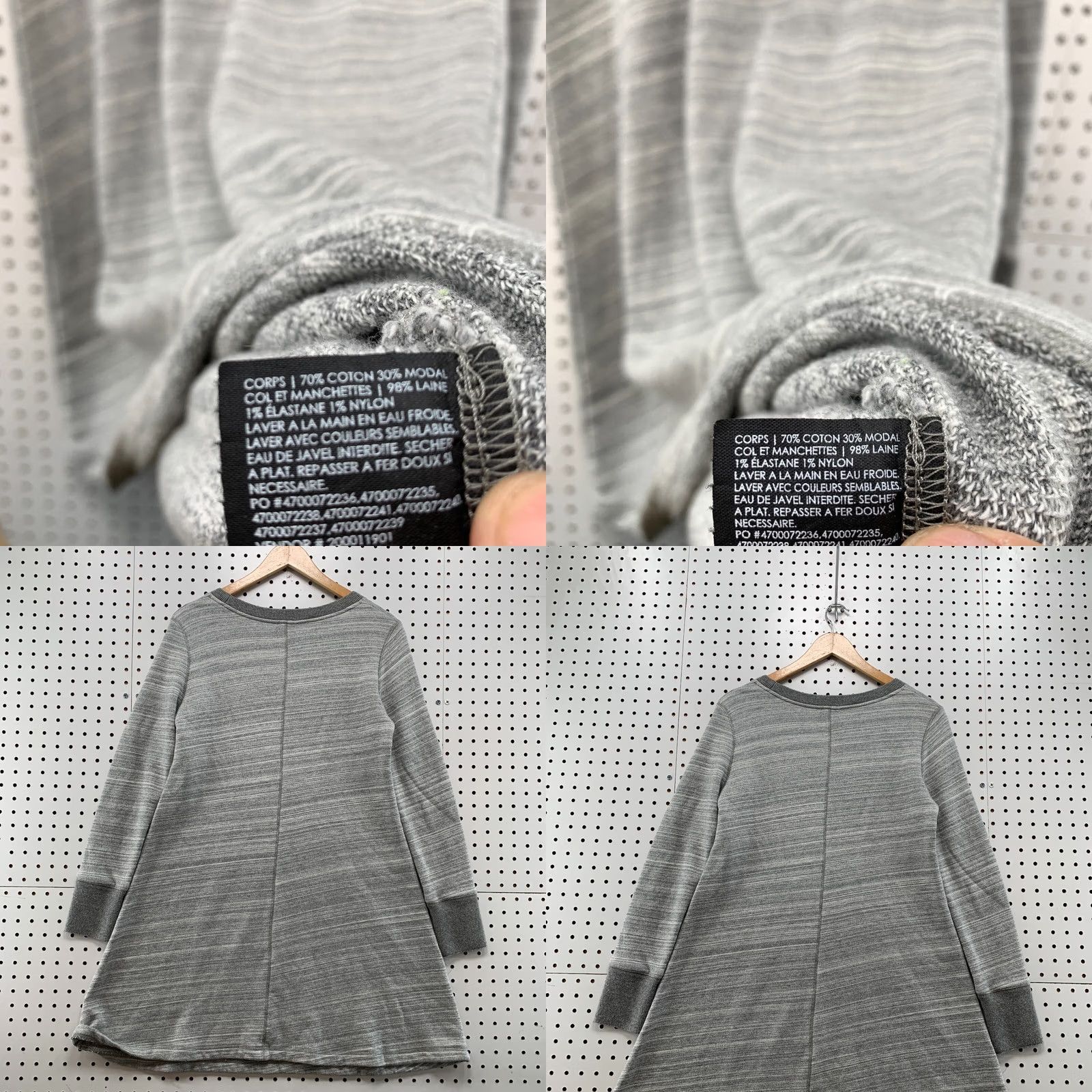 Club Monaco Club Monaco Sweater Dress Gray Womens Size 12 Long Sleeve Knit Dress Size XL / US 12-14 / IT 48-50 - 11 Thumbnail