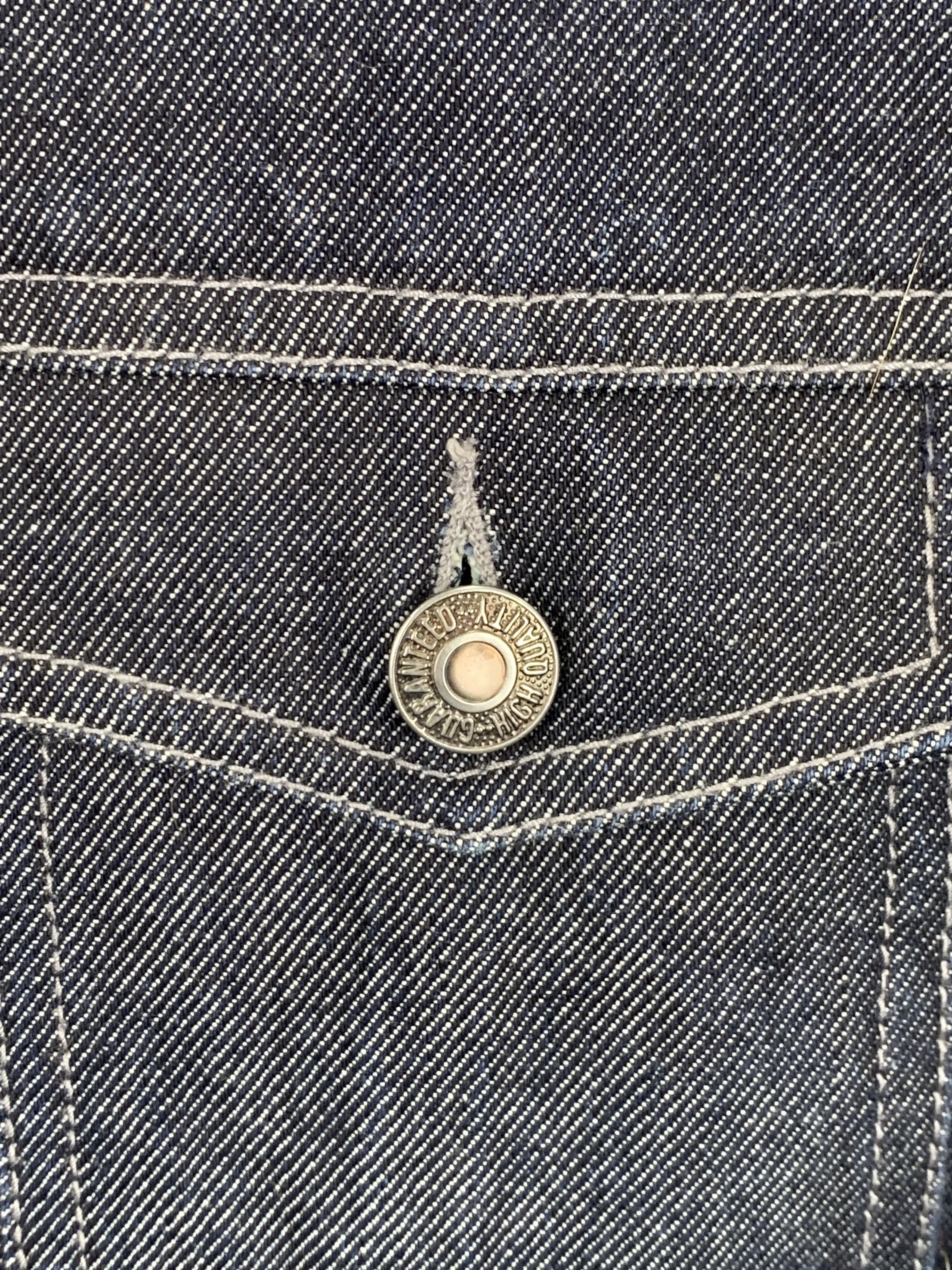 Japanese Brand Vintage Japanese Brand Denim Sherpa Jacket J0837 Size US L / EU 52-54 / 3 - 7 Thumbnail