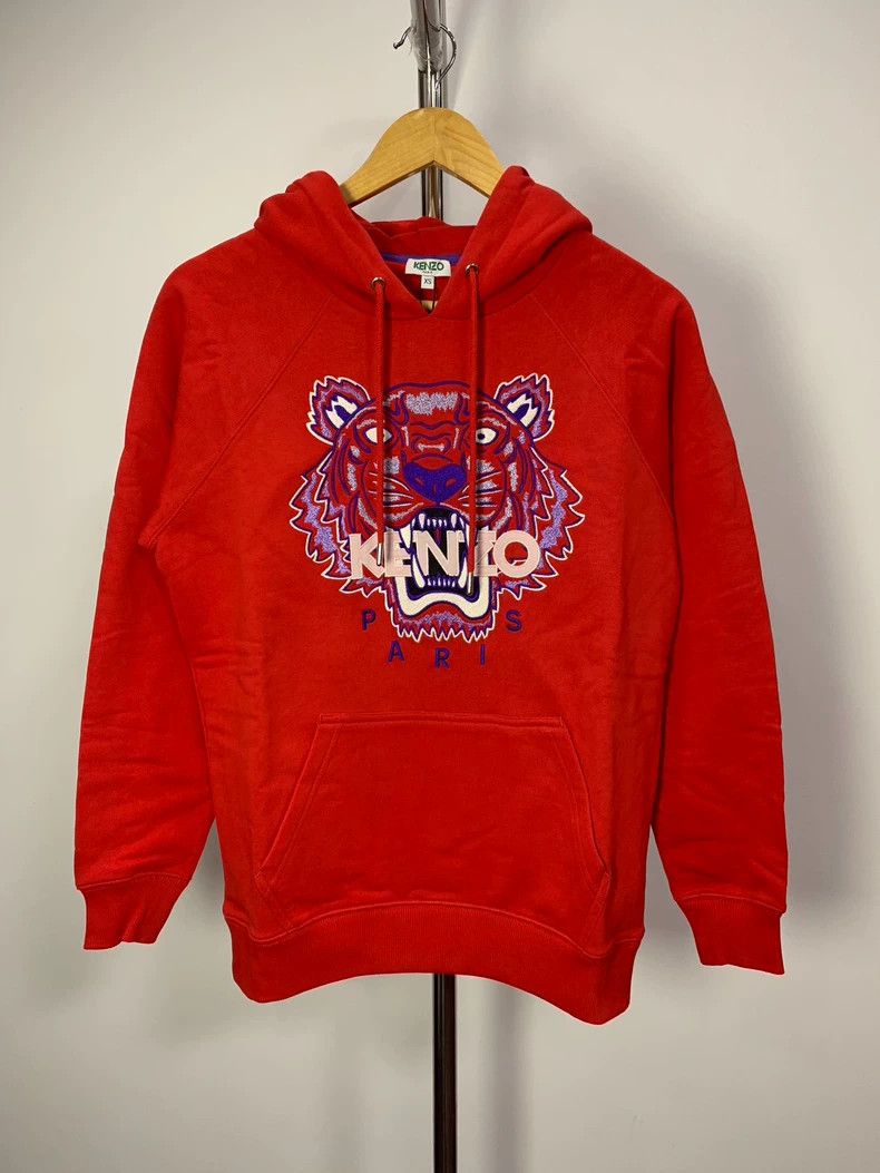 Kenzo Women's Red Tiger Hoodie XS - dmc