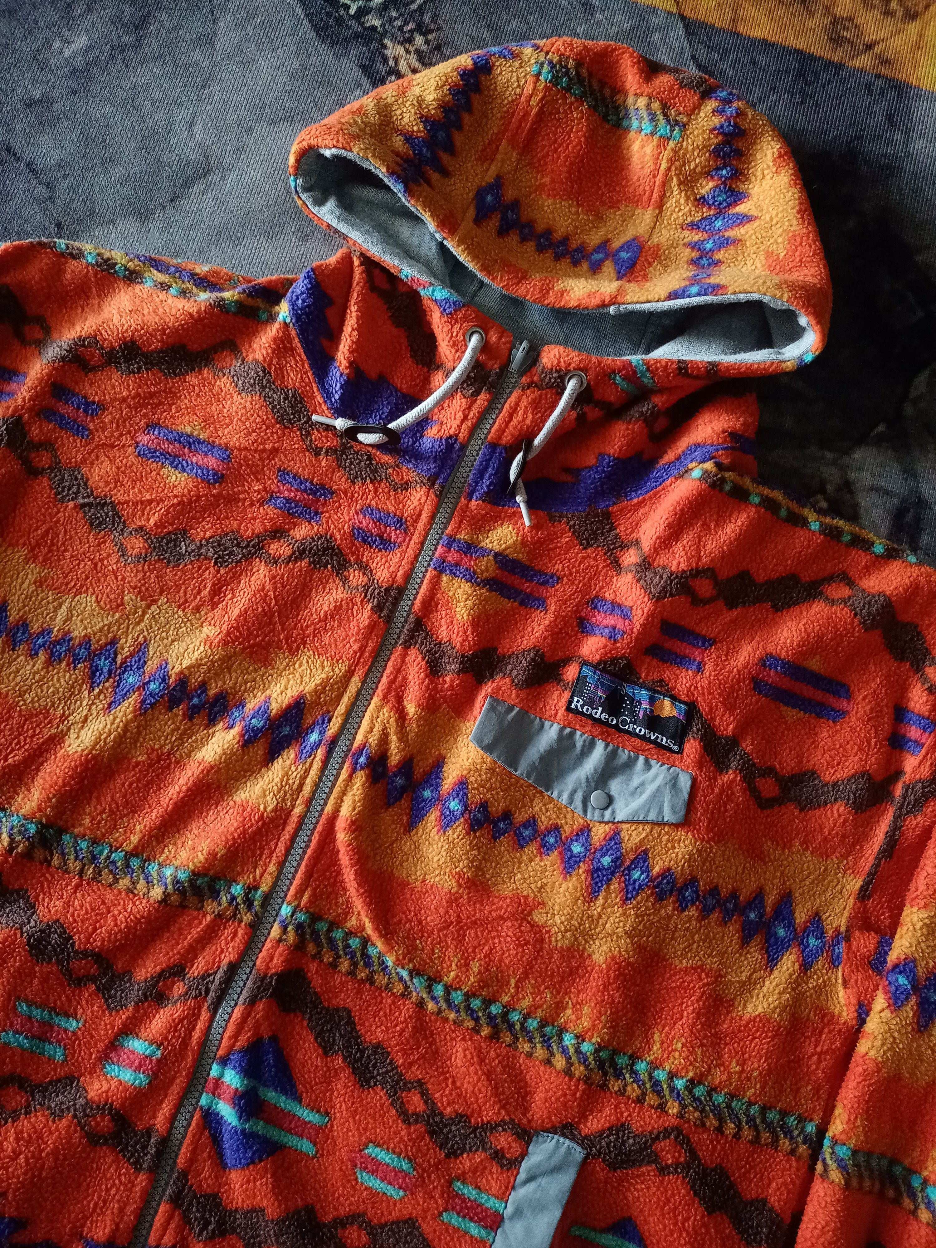 Japanese Brand × Vintage RODEO CROWNS REVERSIBLE HOODIES Size US L / EU 52-54 / 3 - 3 Thumbnail