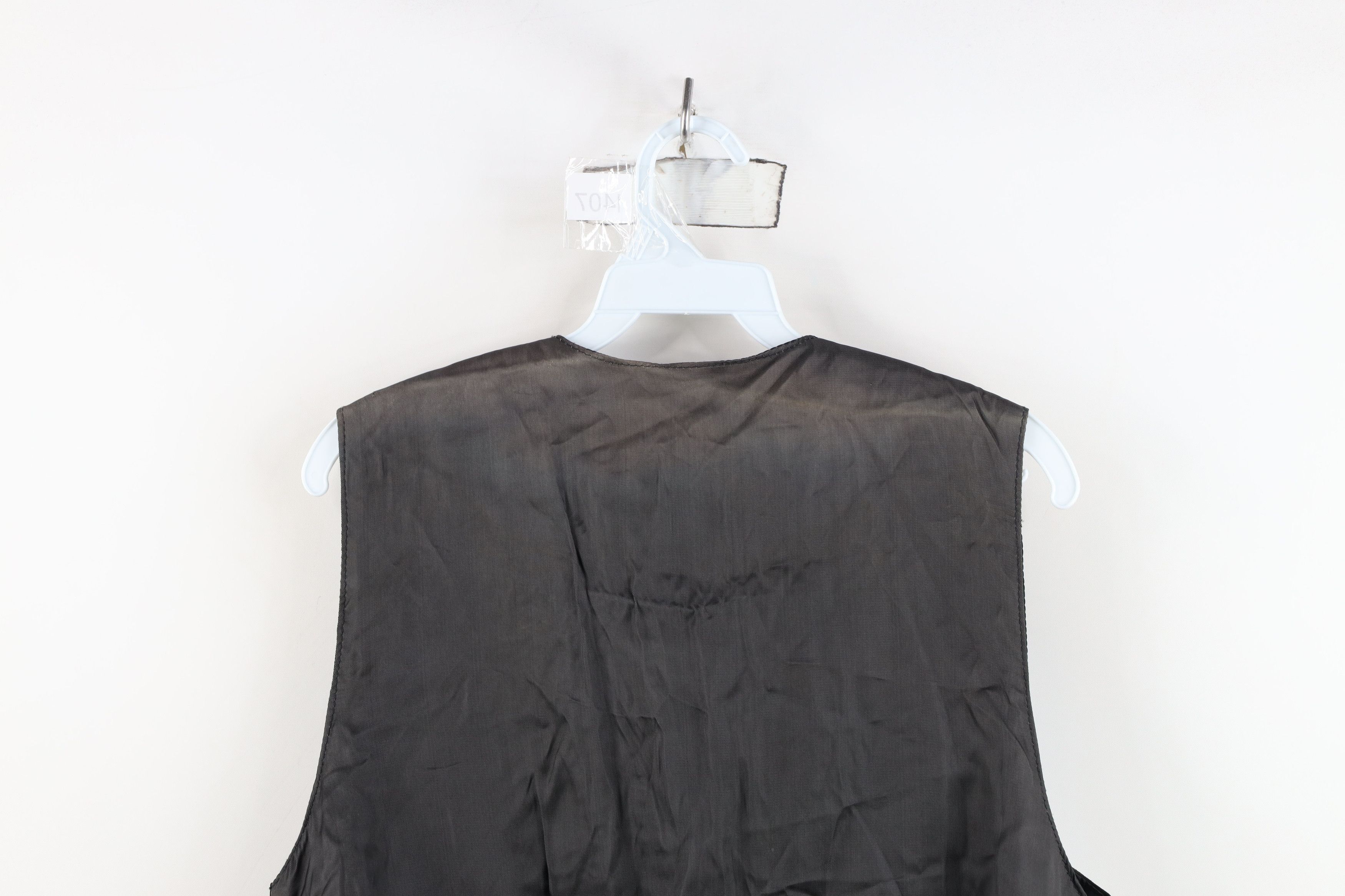Vintage Deadstock Vintage 90s Streetwear Tie Back Vest Jacket Size M / US 6-8 / IT 42-44 - 15 Thumbnail