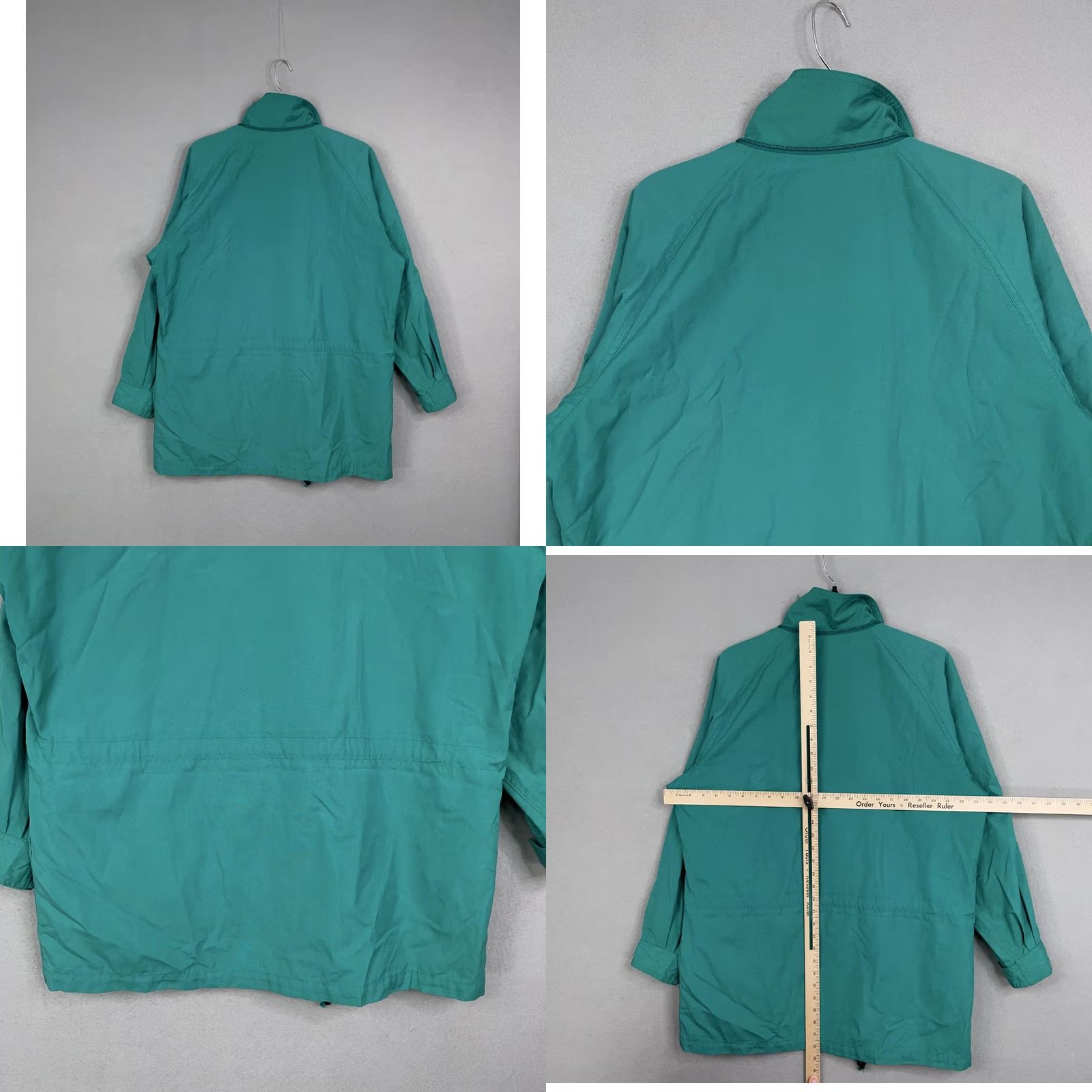 Eddie Bauer VINTAGE Eddie Bauer Jacket Womens Large Teal Wool Lined Field Coat Pockets 90s Size L / US 10 / IT 46 - 8 Thumbnail