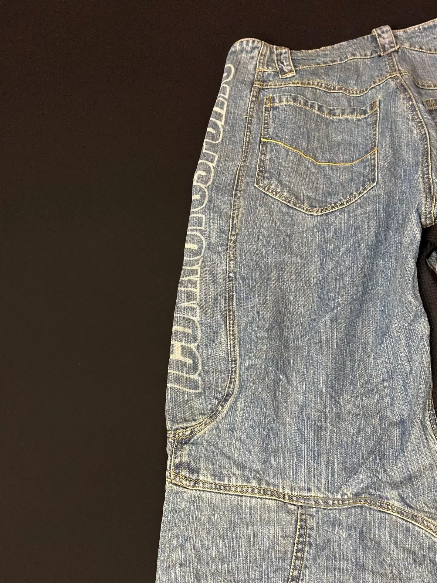 Vintage Vintage 90s Motorcycle Star Jeans. Size US 31 - 7 Thumbnail