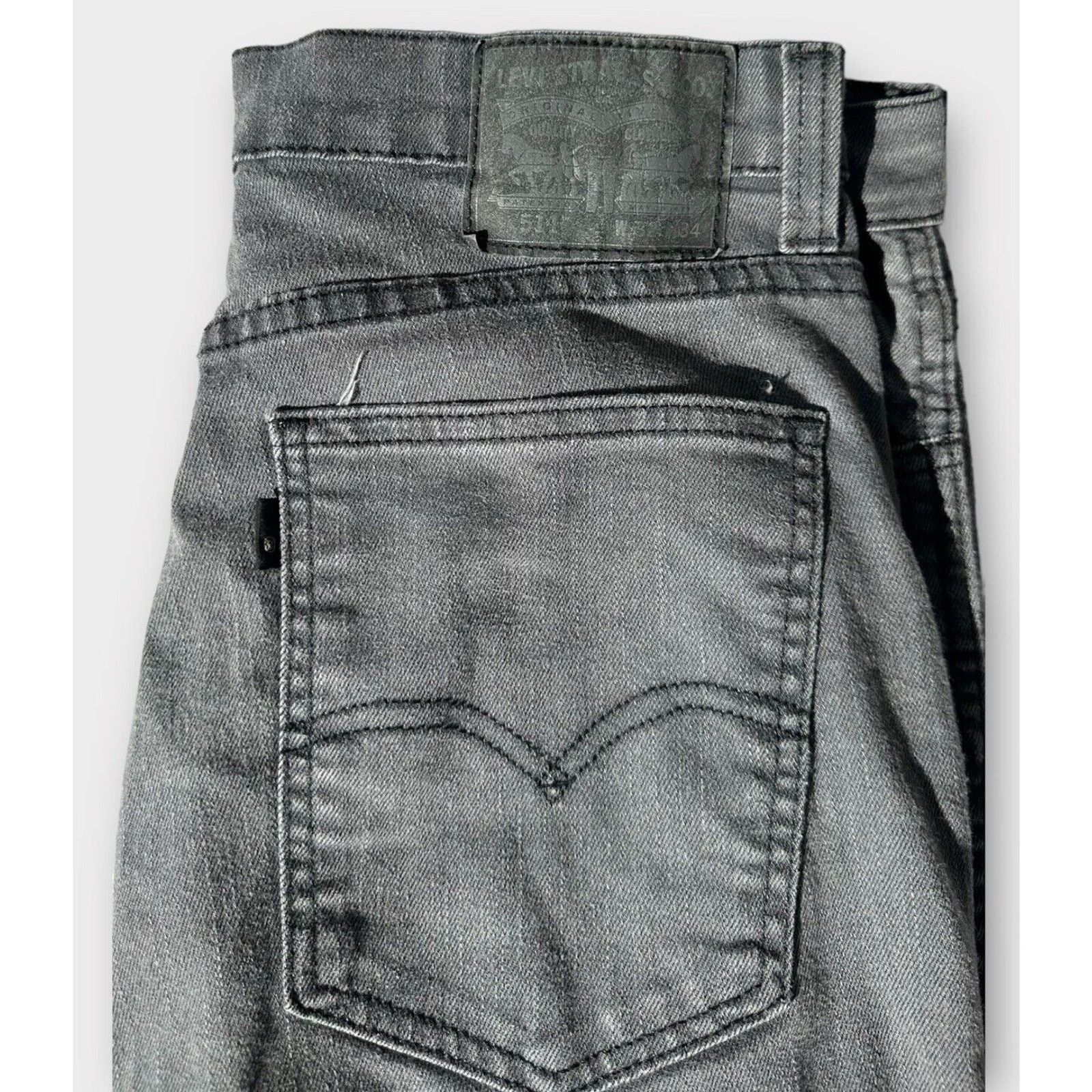 Levi's Levi’s 511 Dark Wash Jeans Black Label Tab Slim Fit 32x34 Size US 32 / EU 48 - 2 Thumbnail