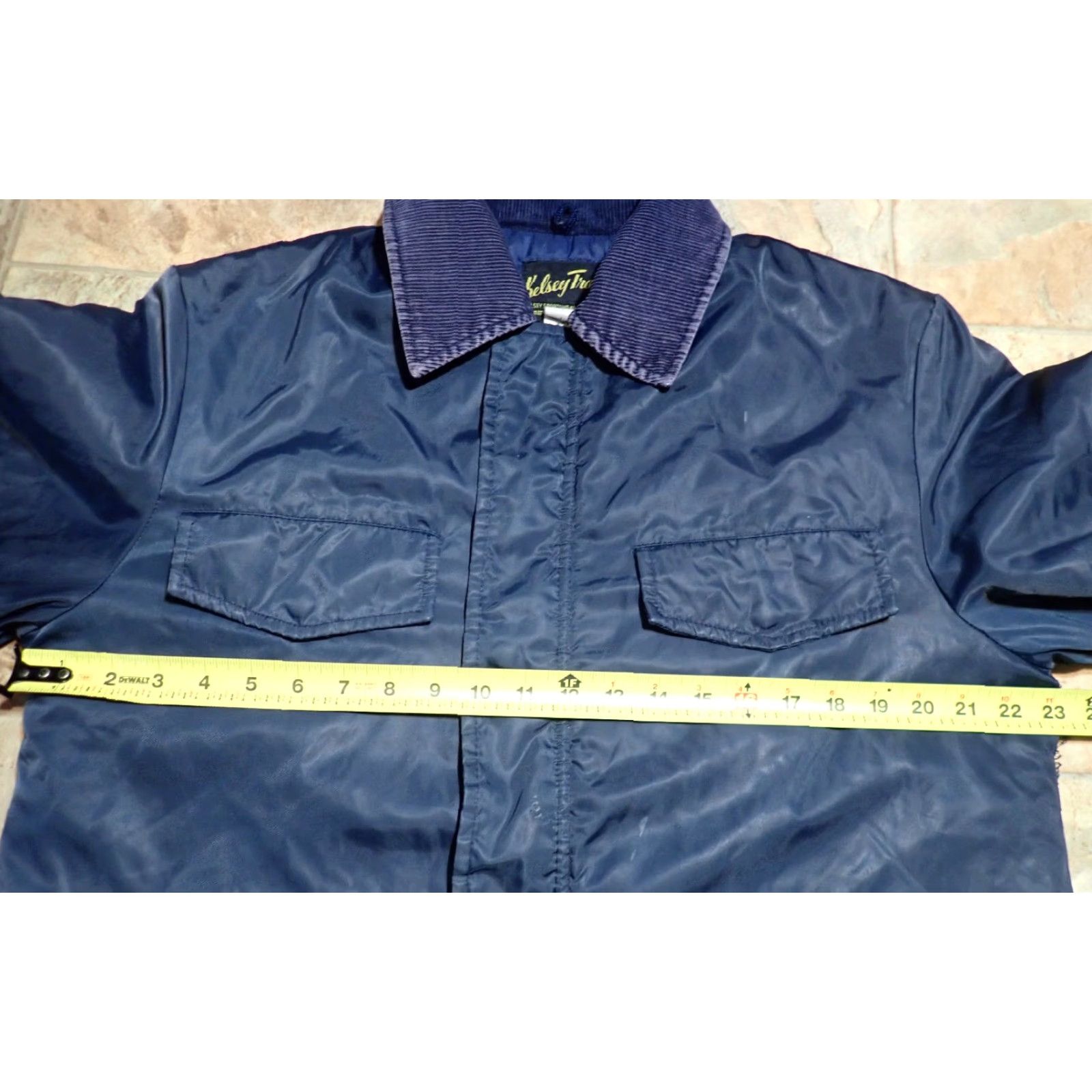 Vintage VINTAGE Kelsey Parka Shirt Mens L Blue Satin Nylon Quilted Lined 46" Chest 32" Length 19" Shoulder 24" Sleeve (90s) Mens Size US L / EU 52-54 / 3 - 6 Thumbnail