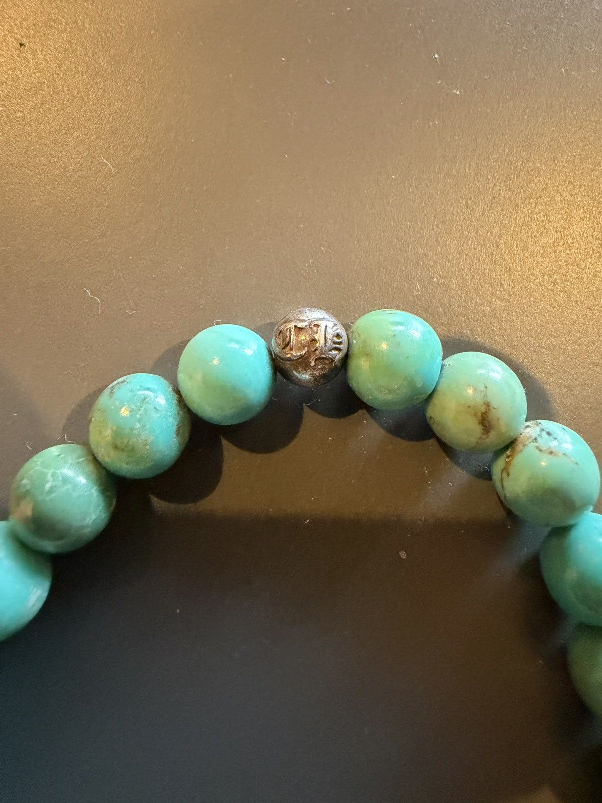 Chrome Hearts Chrome Hearts Turquoise Beads Bracelet Size ONE SIZE - 23 Thumbnail