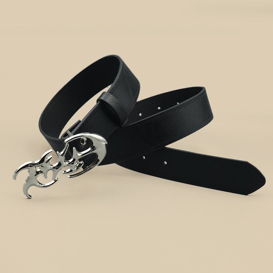 Japanese Brand × Leather Holow Bucke Belt Size ONE SIZE - 4 Thumbnail
