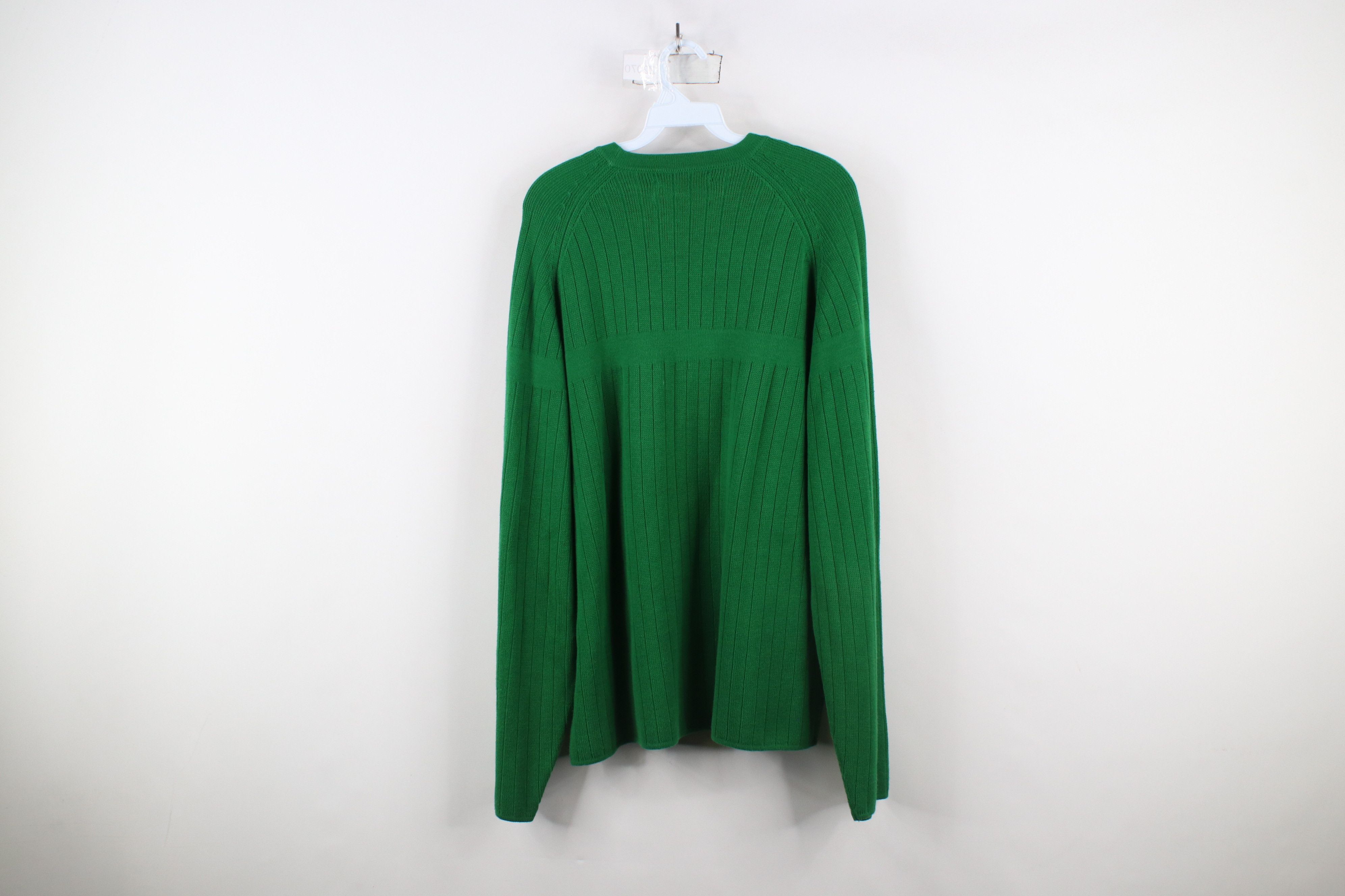 Abercrombie & Fitch × Vintage Vintage 90s Abercrombie & Fitch Ribbed Knit Crewneck Sweater Size US XL / EU 56 / 4 - 7 Thumbnail