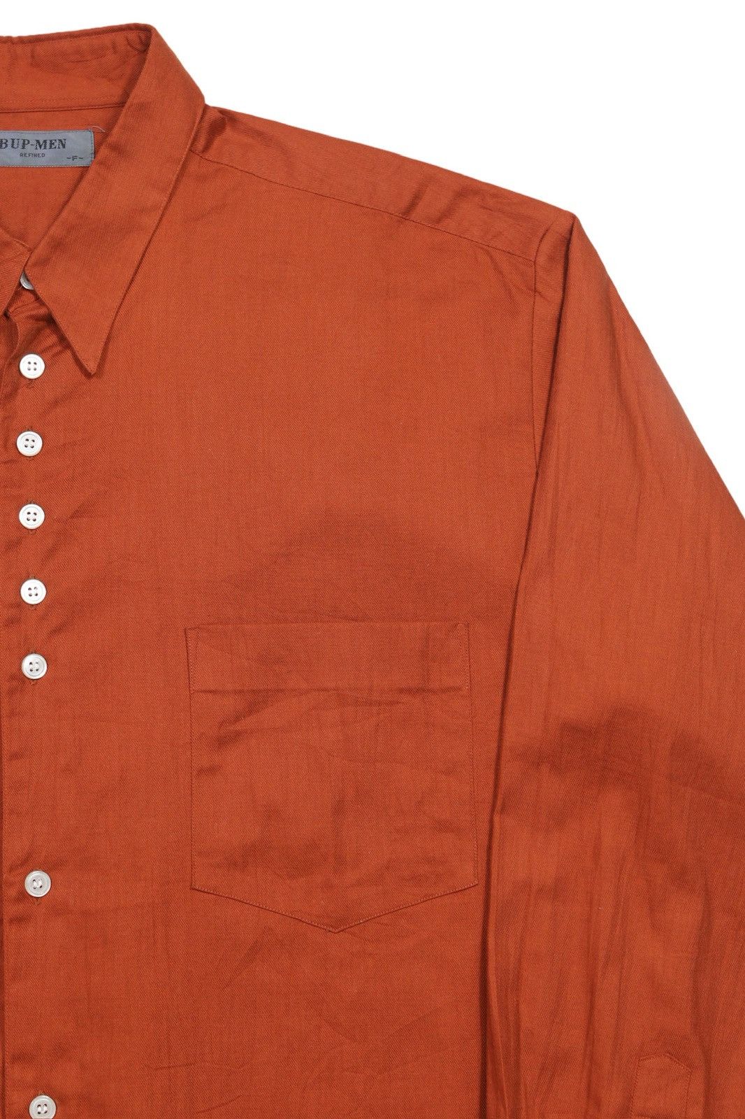 Japanese Brand 2000s BUP-MEN REFINED MULTI BUTTON SHIRT Size US L / EU 52-54 / 3 - 4 Thumbnail