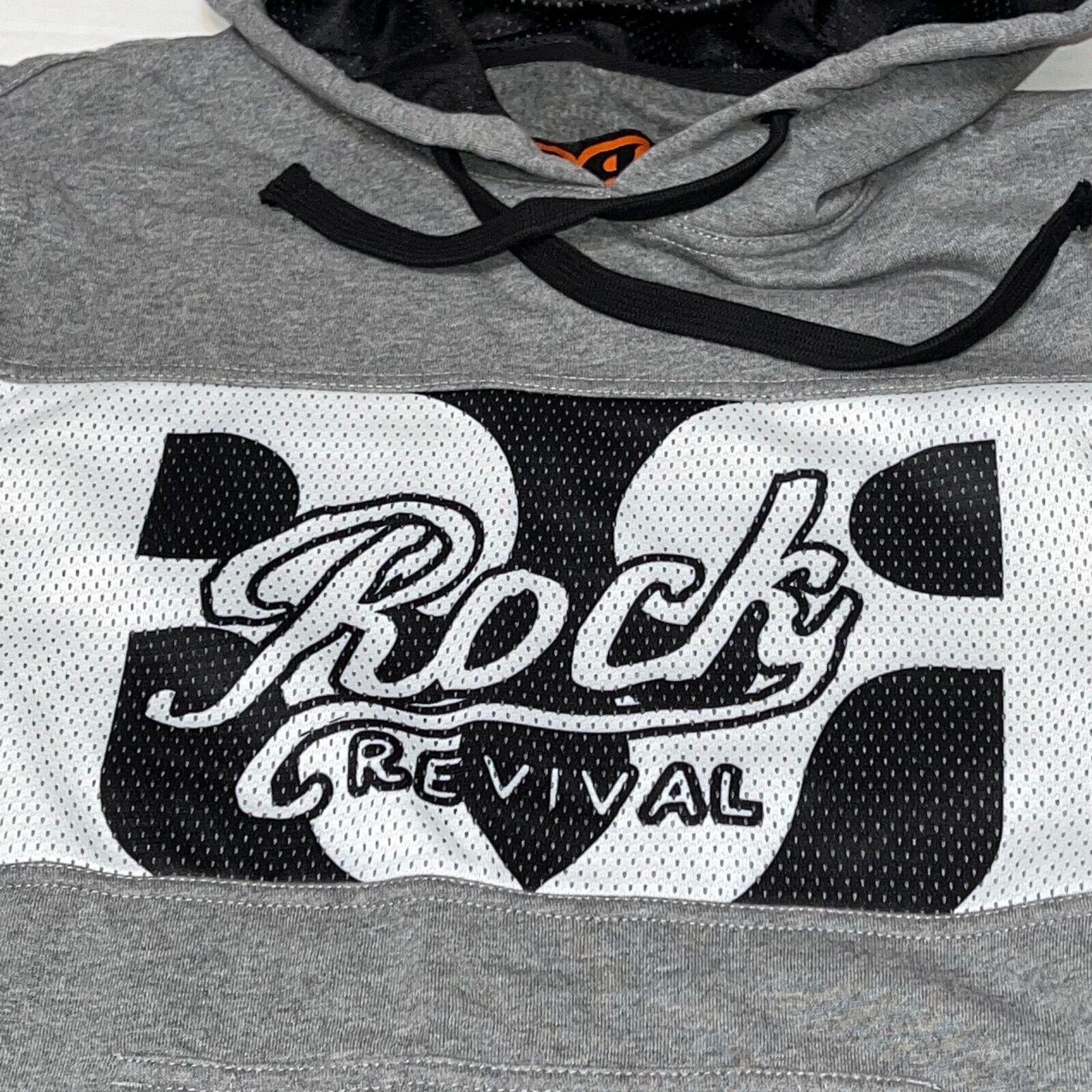 Rock Revival Rock Revival Spellout Hoodie Sweater Grey Men's Size Small Size US S / EU 44-46 / 1 - 2 Thumbnail