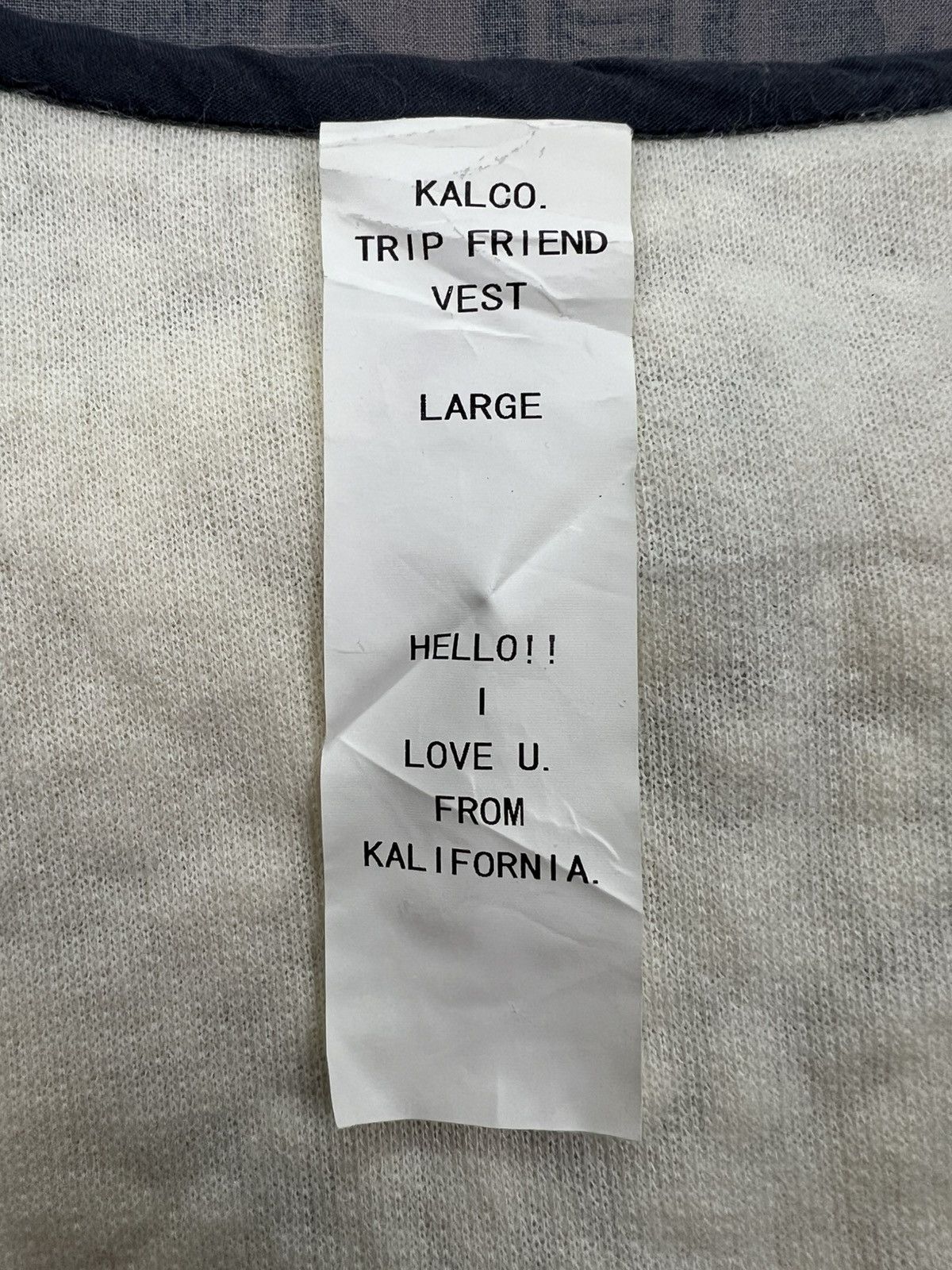 Japanese Brand Kalco. Trip Friend Vest Size US M / EU 48-50 / 2 - 7 Thumbnail