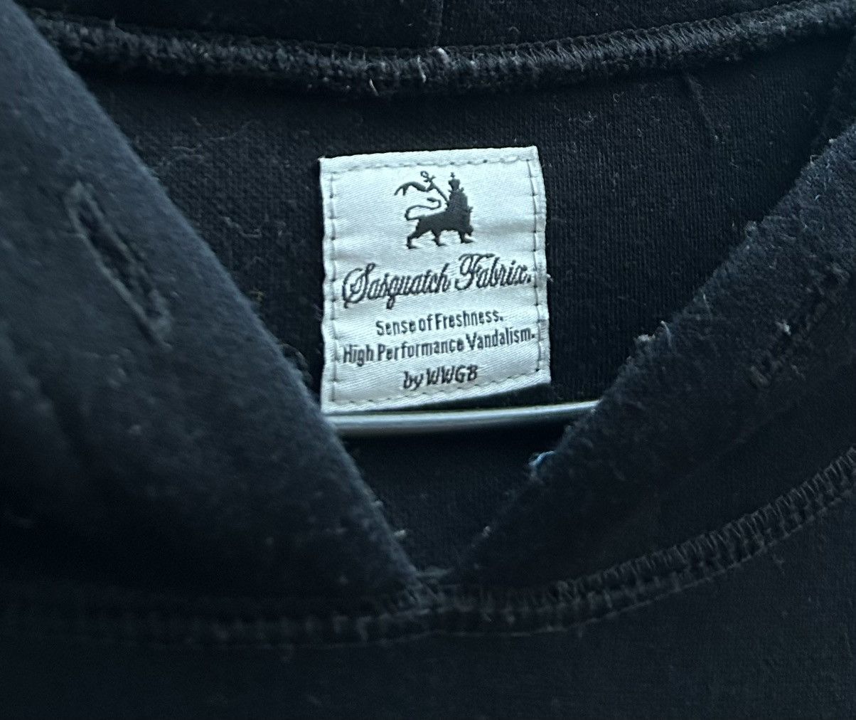 Japanese Brand × Sasquatchfabrix Sasquatchfabrix 19AW Big Hoodie in Black 19AW-CSP-004 Size US L / EU 52-54 / 3 - 5 Thumbnail