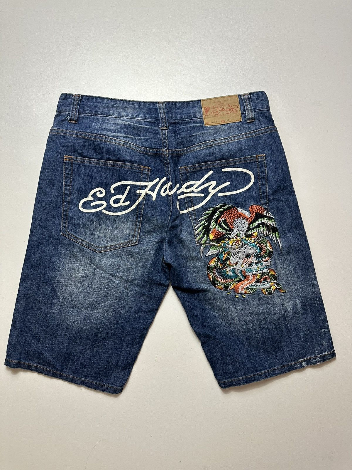 Ed Hardy Vintage Ed Hardy Jorts Size US 34 / EU 50 - 1 Thumbnail