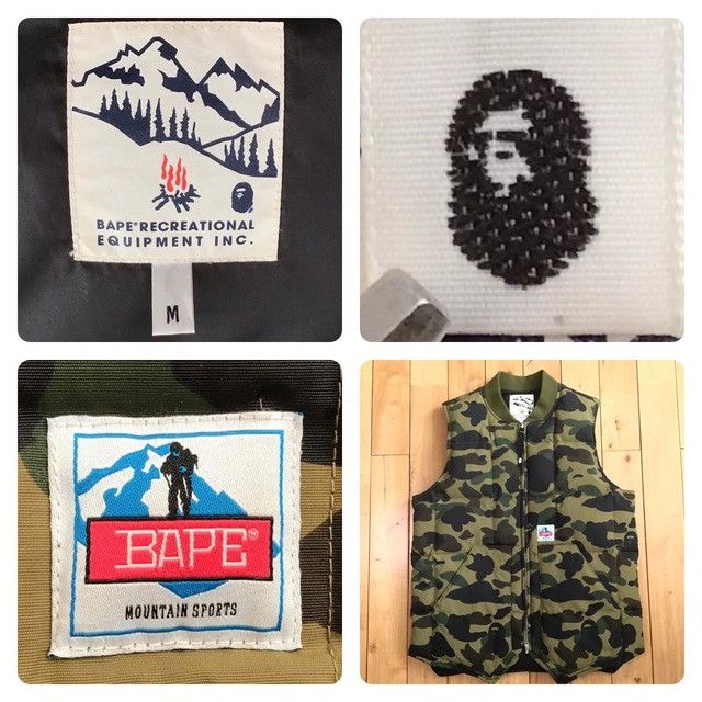 Bape × Nigo BAPE Puffer Down vest 1st camo green a bathing ape NIGO Size US M / EU 48-50 / 2 - 5 Thumbnail