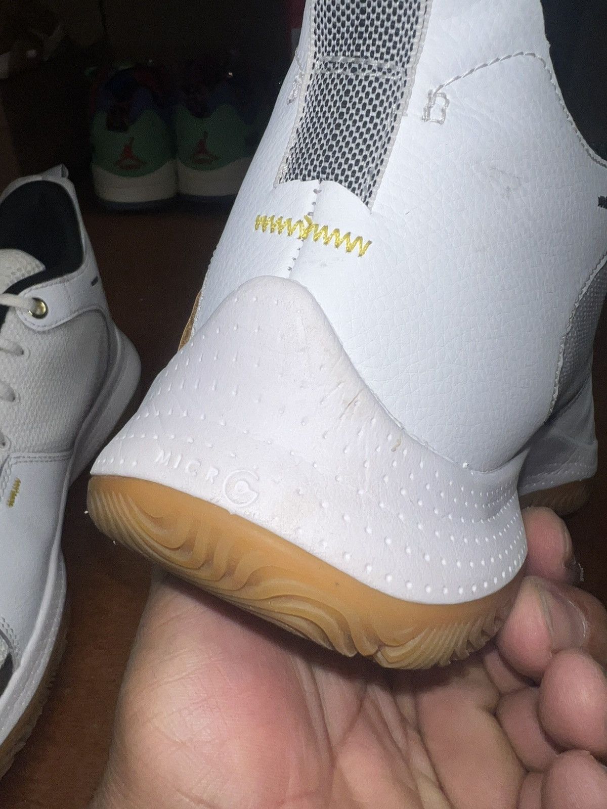 Under Armour 325 NM White Metallic Gold size 10.5 Size US 10.5 / EU 43-44 - 9 Thumbnail
