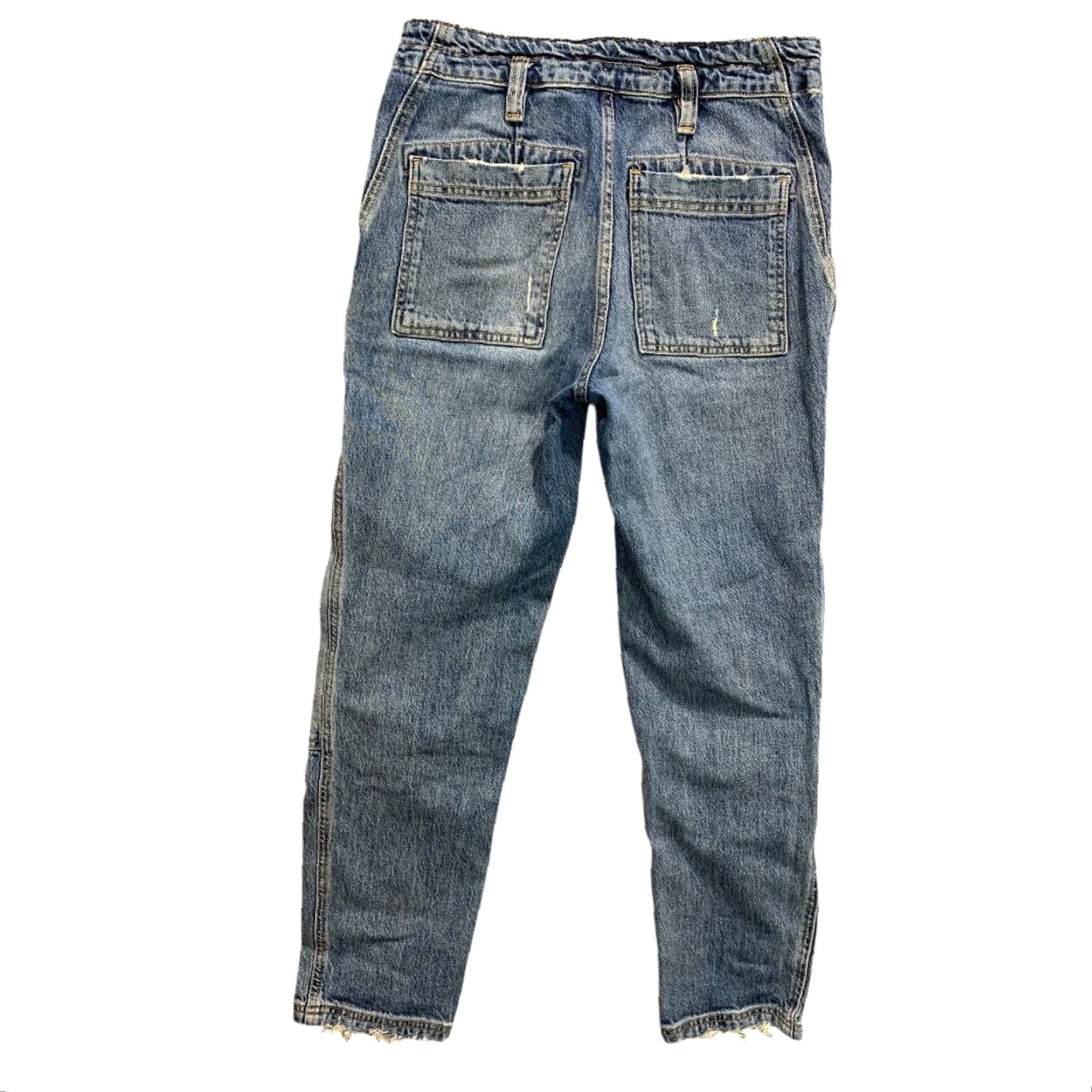 Vintage VINTAGE Pilcro Anthropologie Jeans Utility Ankle Carpenter Denim Womens Size 27 Blue 27 Regular Inseam 29 Women Size 27" / US 4 / IT 40 - 7 Thumbnail