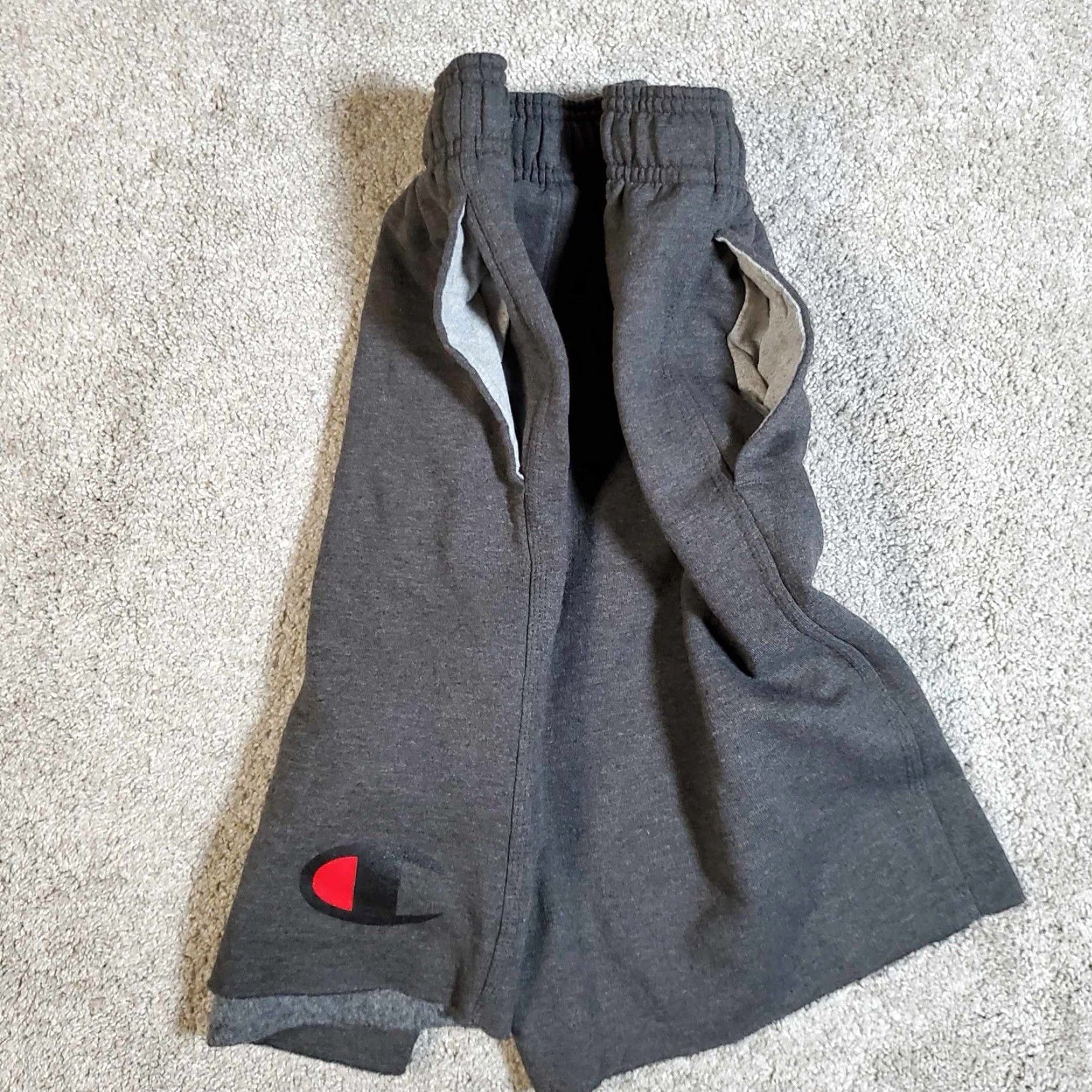 Champion Champion Sweat Shorts Men Small Gray Pockets Sweat Shorts Gym & Training Basketball Cross Training Bodybuilding Beach -Activewear- S Size US 29 - 3 Thumbnail