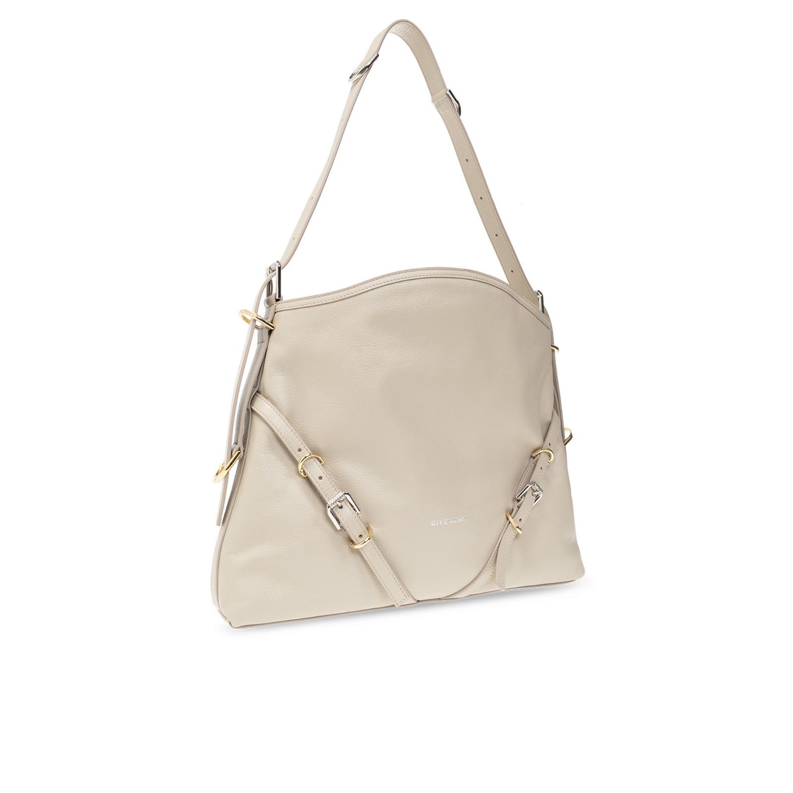 Givenchy GIVENCHY Medium Voyou Cream Beige Grained Leather Shoulder B Size ONE SIZE - 3 Thumbnail