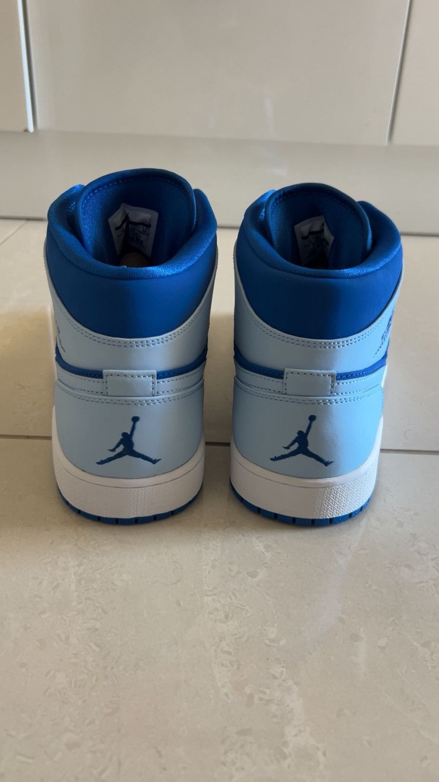 Nike Nike Air Jordan 1 Retro Mid 'Ice Blue' sneaker Size US 12 / EU 45 - 3 Thumbnail