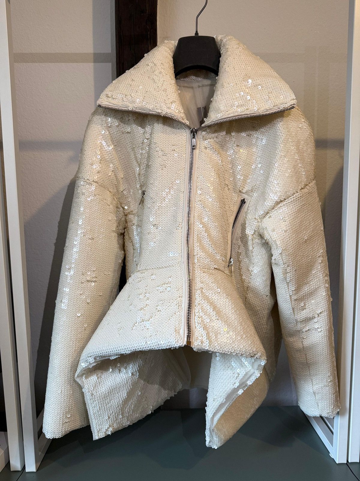 Rick Owens RICK OWENS Draculimo Embroidered Jacket Milk Size M / US 6-8 / IT 42-44 - 5 Thumbnail