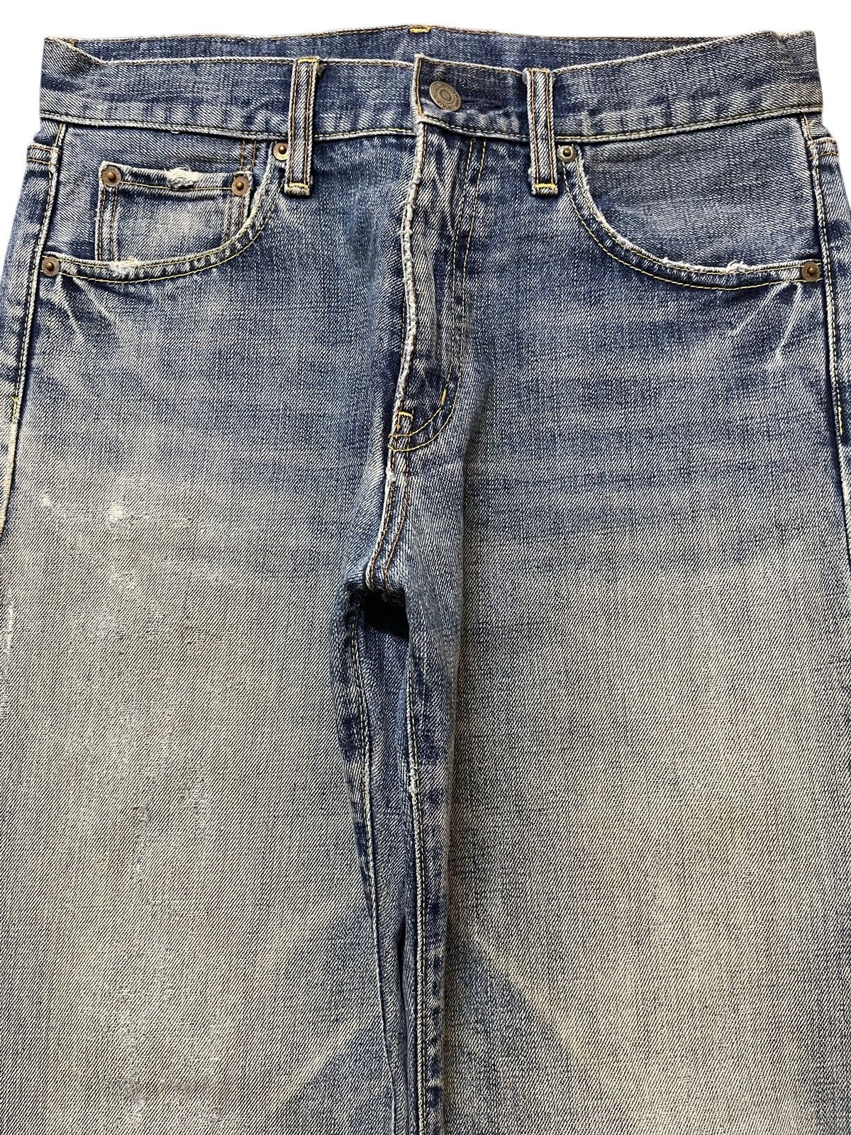 Uniqlo Vintage Japanese Uniqlo Stone Wash Distress Style Jeans Size US 30 / EU 46 - 3 Thumbnail
