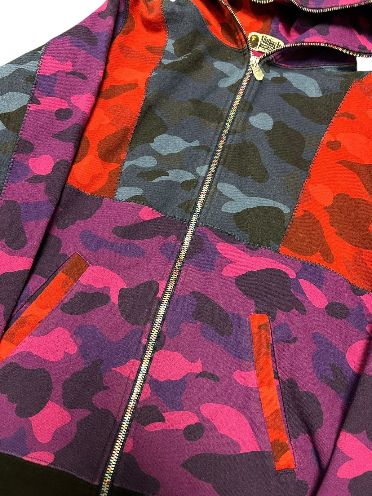 Bape Bape Multi Color Camo Full Zip Hoodie - Small Size US S / EU 44-46 / 1 - 2 Thumbnail