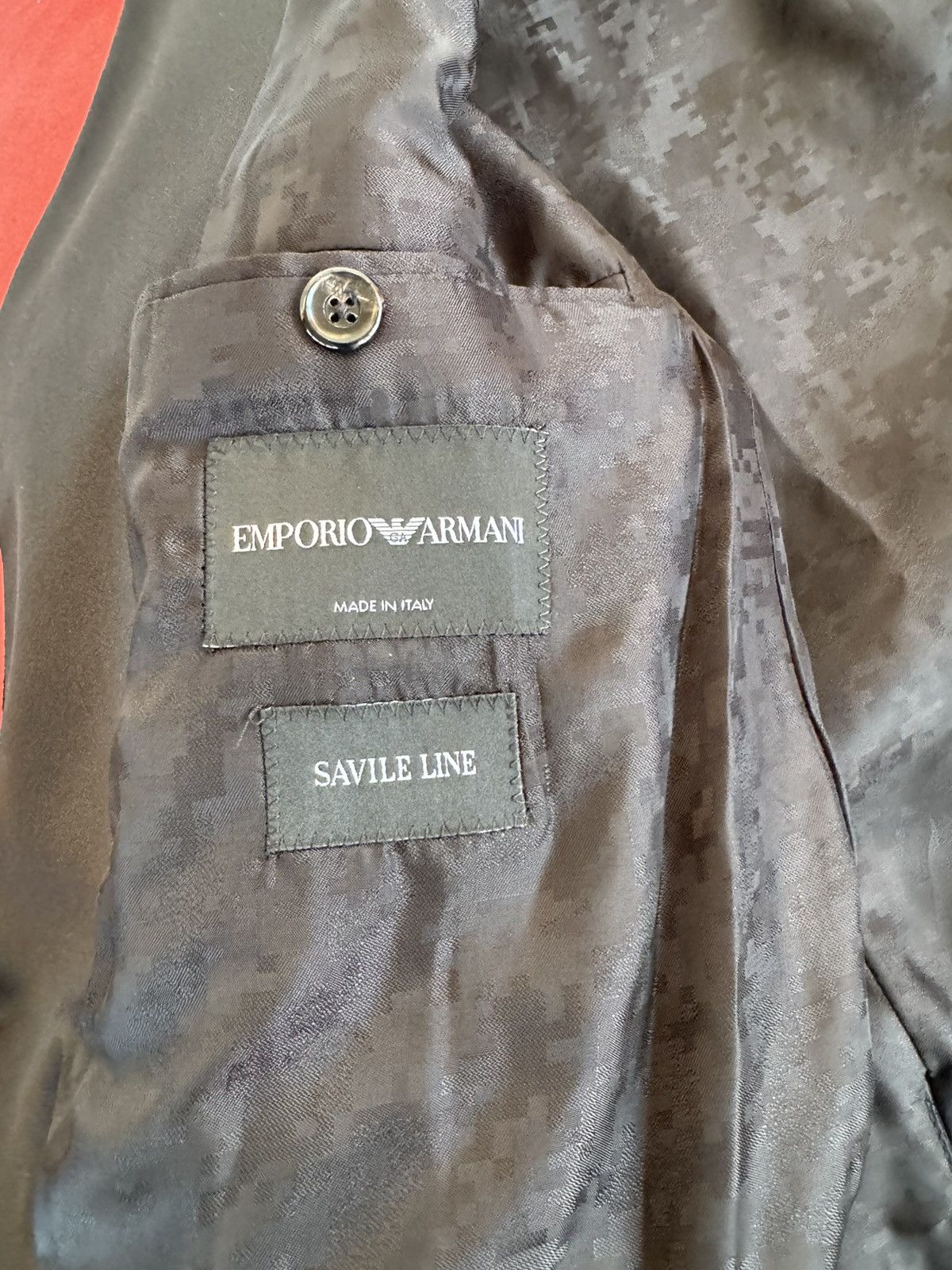 Emporio Armani Emporio Armani Tuxedo purple-navy/black, size 54 It Size 54R - 8 Thumbnail