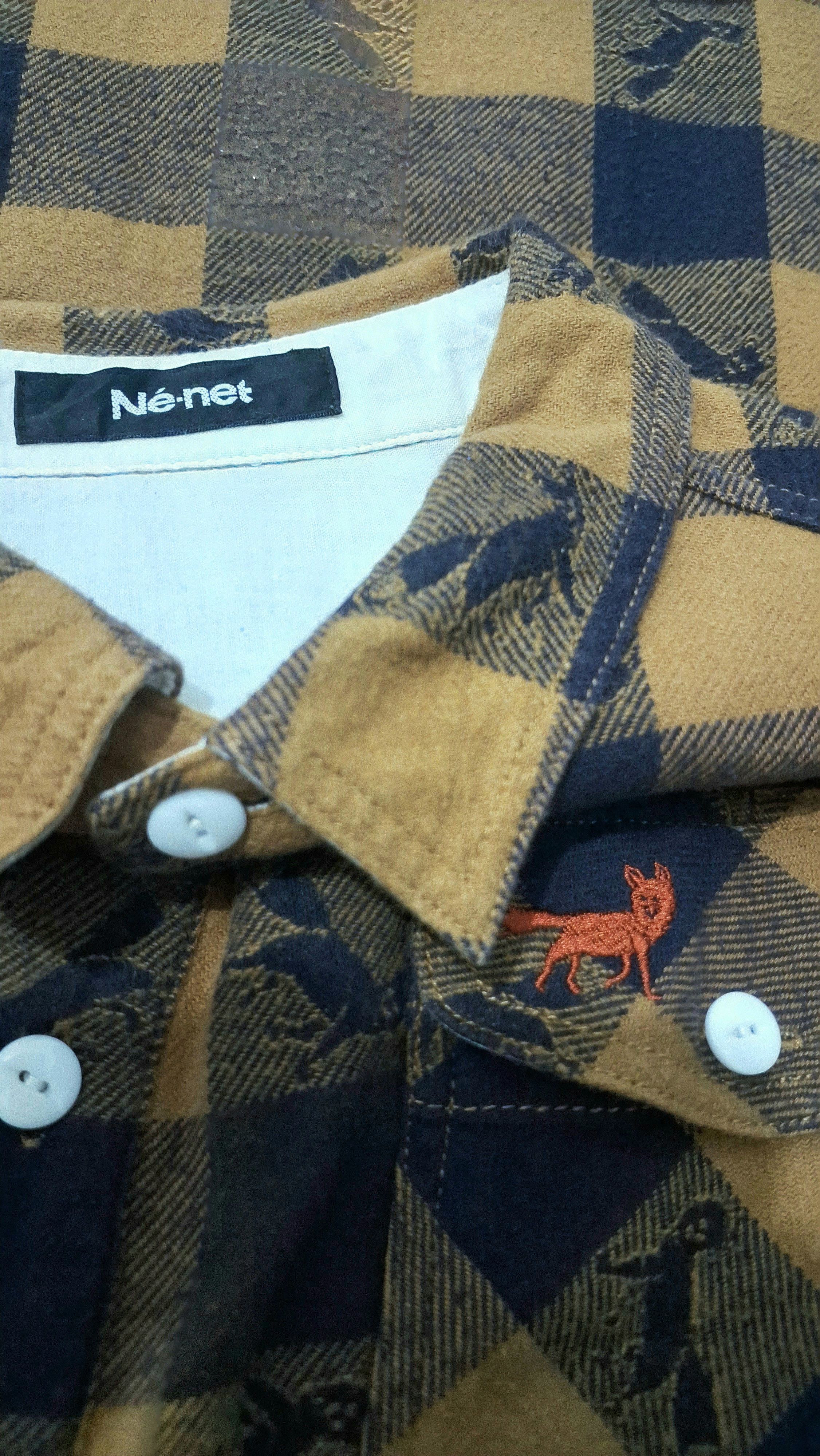 Ne-Net 🔥Rare Ne-net issey miyake plaid flannel shirt Size US L / EU 52-54 / 3 - 2 Thumbnail