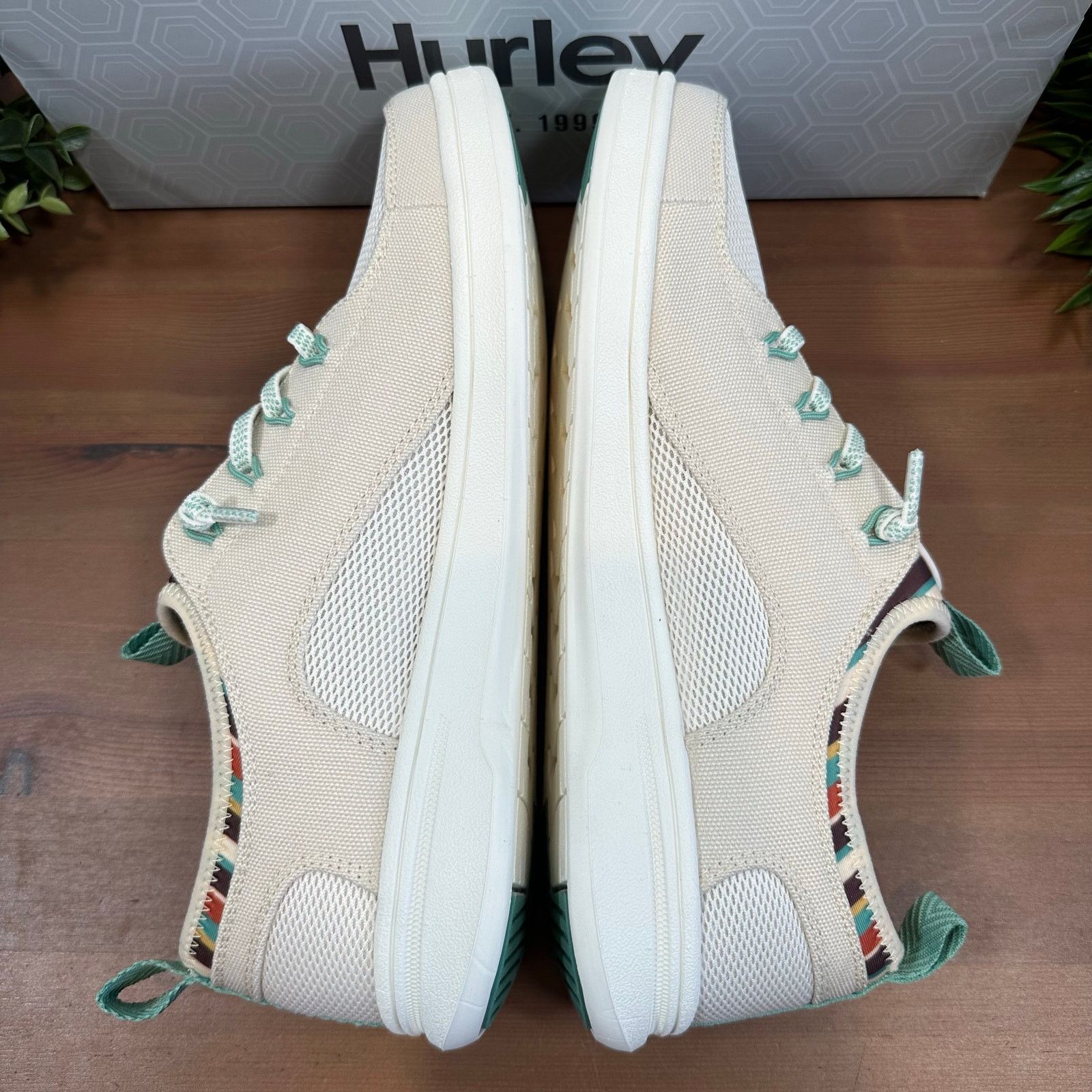 Hurley Hurley Women's Castaic Beige Bungee Shoes Slip On Sneakers Size US 6 / IT 36 - 4 Thumbnail