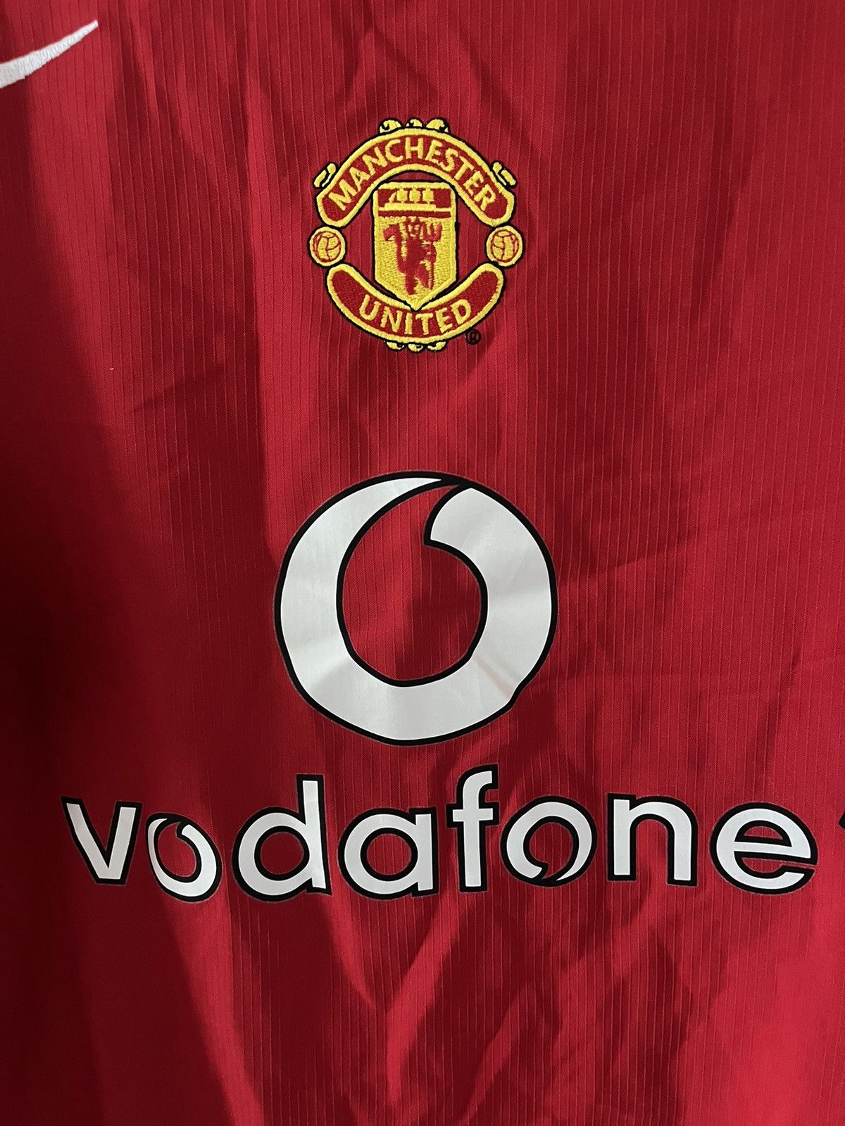 Nike × Vintage Manchester United nike 2004/2005 Home Soccer Jersey Size US M / EU 48-50 / 2 - 2 Thumbnail