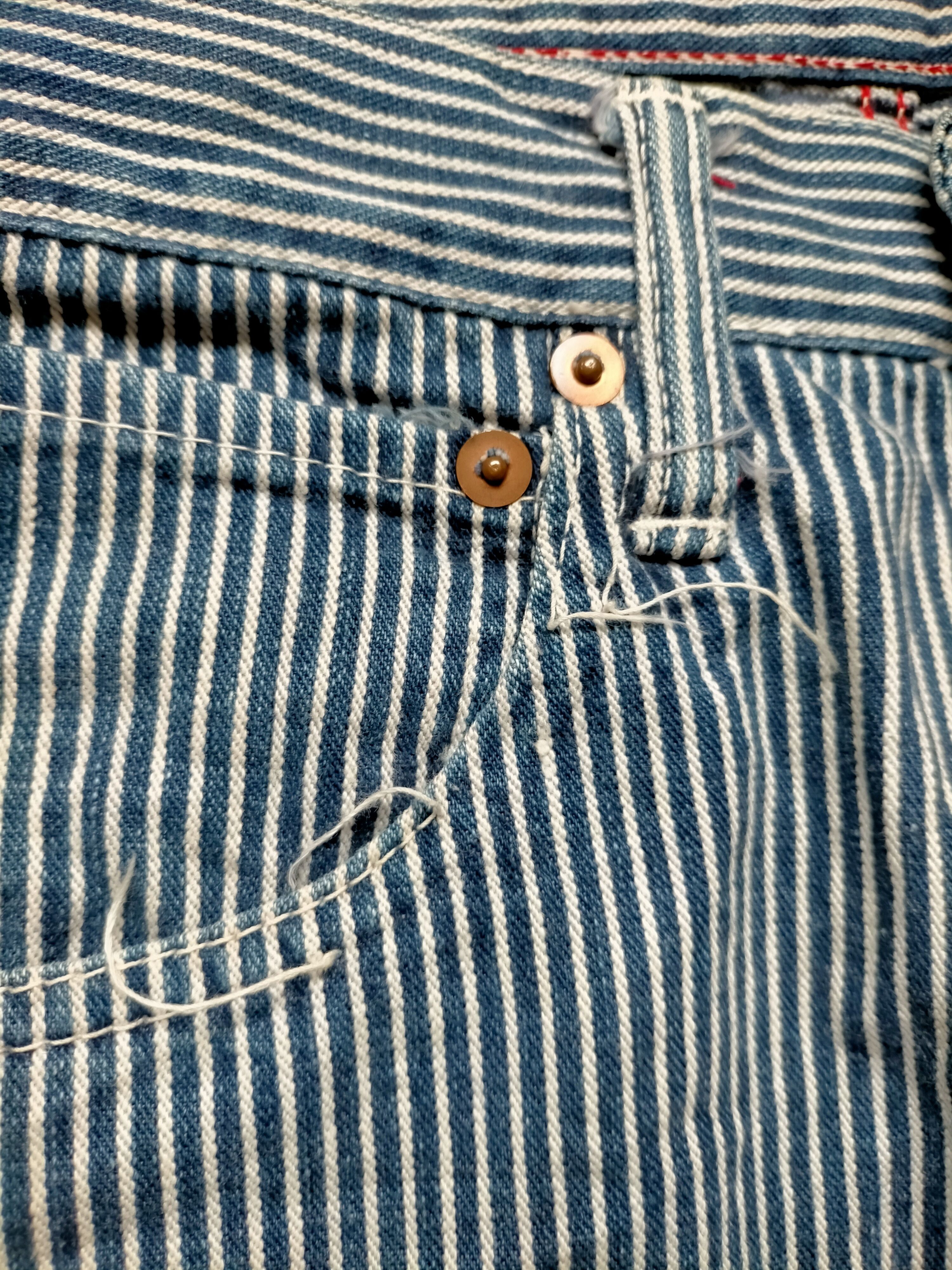 45rpm 45rpm Hickory Stripe Japan Denim pants Size US 28 / EU 44 - 14 Thumbnail