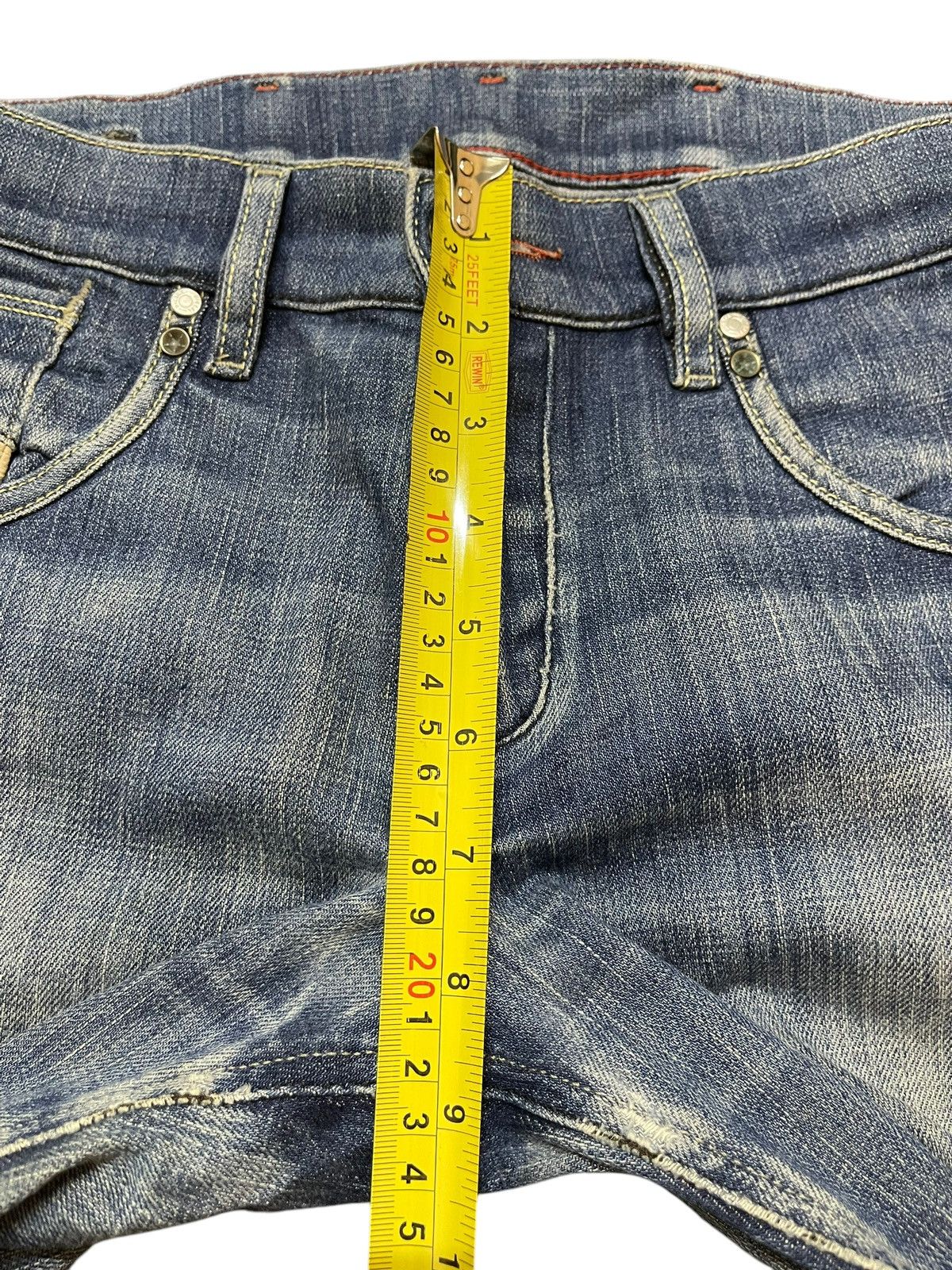 Diesel Vintage Diesel Industry Faded Wash Style Wide Leg Jeans Size US 30 / EU 46 - 15 Thumbnail