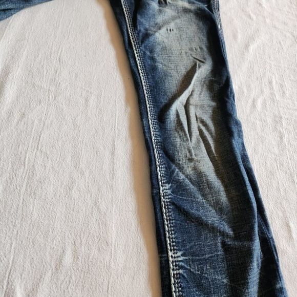 Rock Revival Rock Revival Embellished Straight Sz. 27 Blue Jeans Size 27" / US 4 / IT 40 - 13 Thumbnail