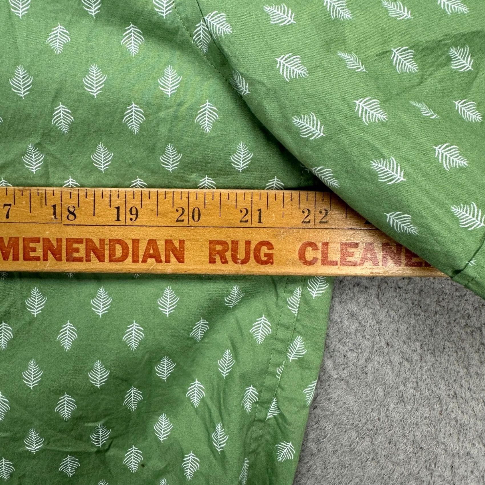 Jos. A. Bank Jos. A. Bank 1905 Button-Up Shirt Geometric Short Sleeve Green Large Mens Shirt Size US L / EU 52-54 / 3 - 6 Thumbnail