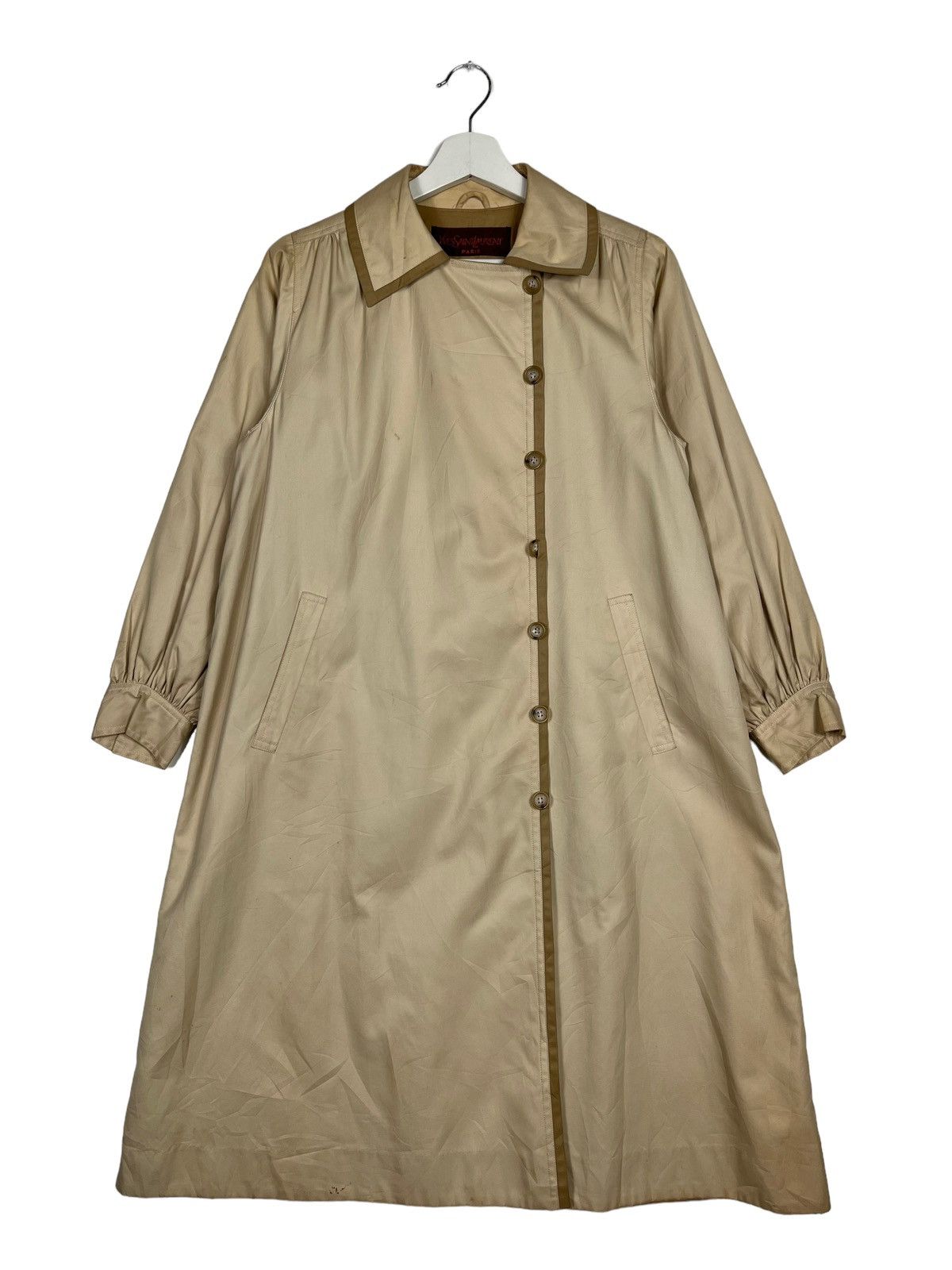 Yves Saint Laurent 🔥 YVES SAINT LAURENT PARIS TRENCH COAT Size US M / EU 48-50 / 2 - 2 Thumbnail