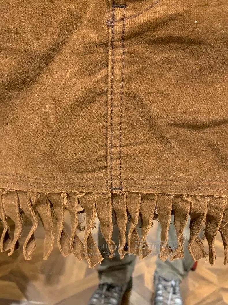 Junya Watanabe Fringe Overalls Skirt