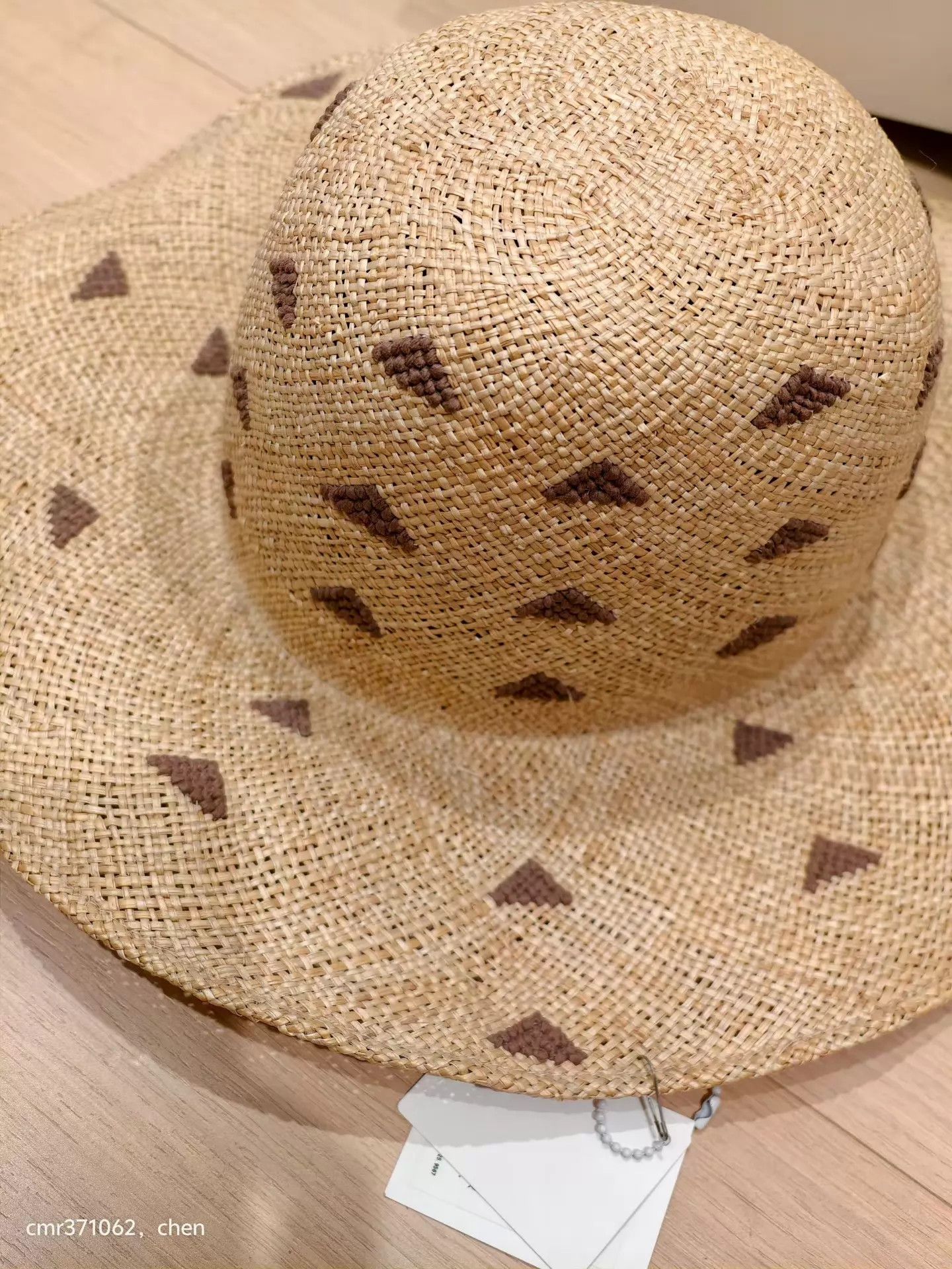 Visvim VISVIM 15SS Handwoven Mud-Dyed Straw Hat SM RARE Size ONE SIZE - 4 Thumbnail