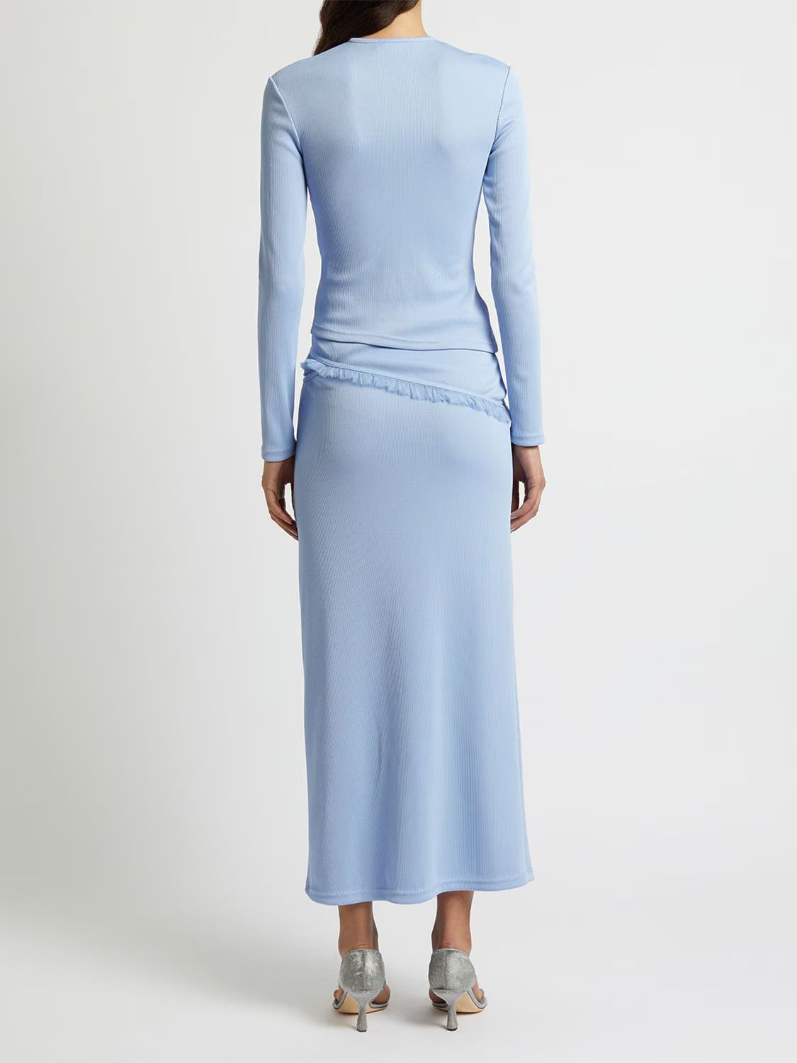 Christopher Esber o1mle0325 Carina Interlinked Long Skirt in Light Blue Size 25" / US 0 / IT 36 - 4 Thumbnail