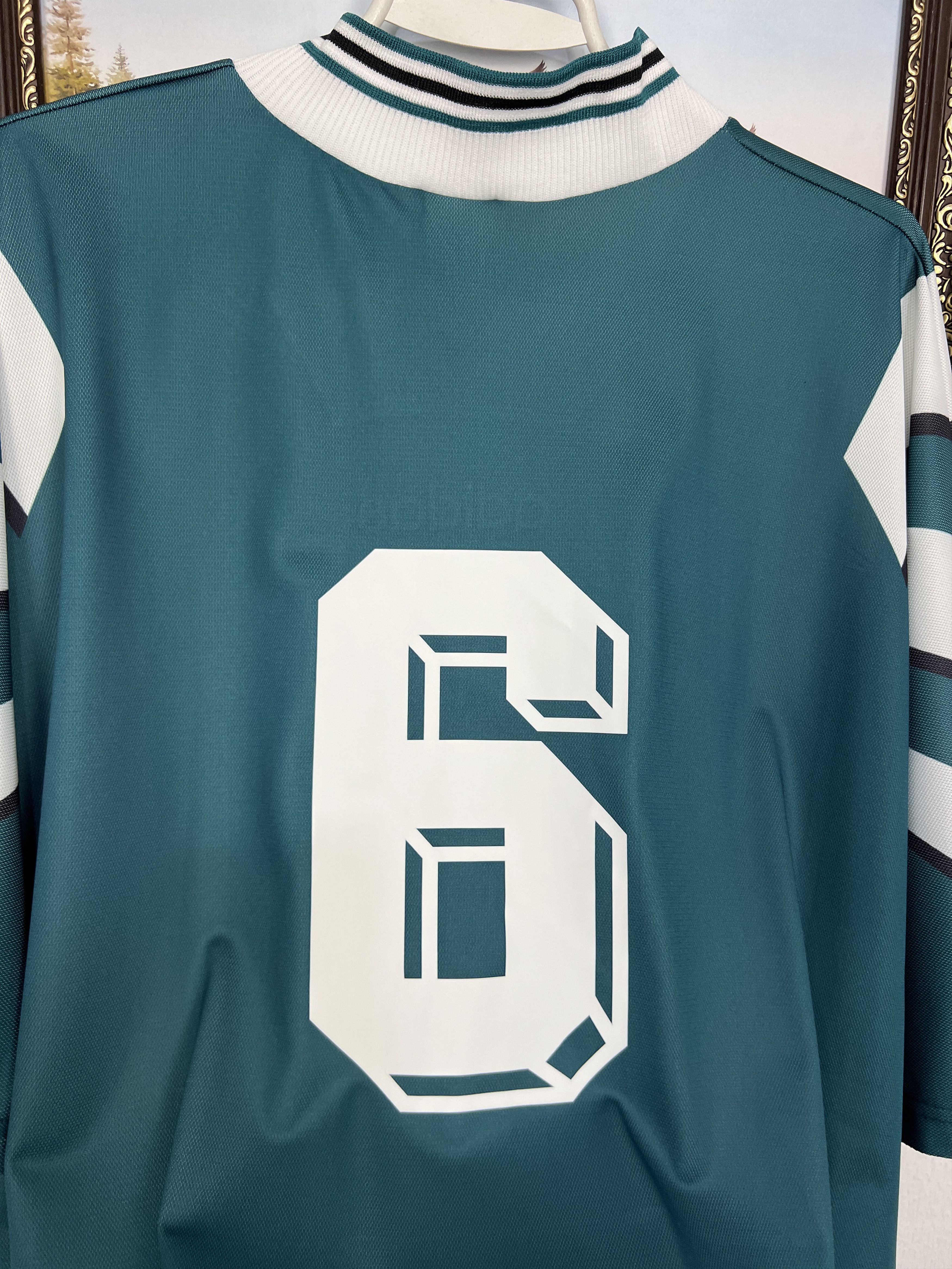Adidas Slovenia football shirt 1996 Player Issue #6 Soccer Jersey Size US XXL / EU 58 / 5 - 10 Thumbnail