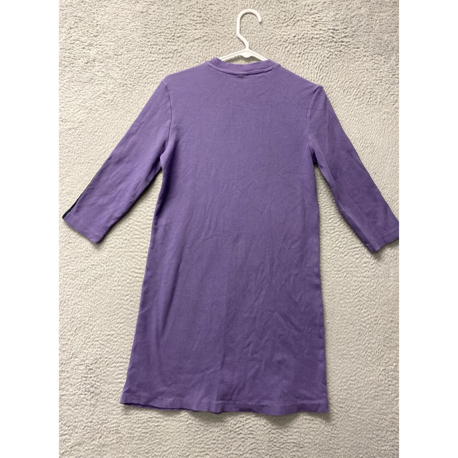 Adidas Adidas Dress Women Medium Purple Striped Mock Neck Pullover Knee Length Casual Shift 3 Stripes Regular Size M Womens Size M / US 6-8 / IT 42-44 - 7 Thumbnail