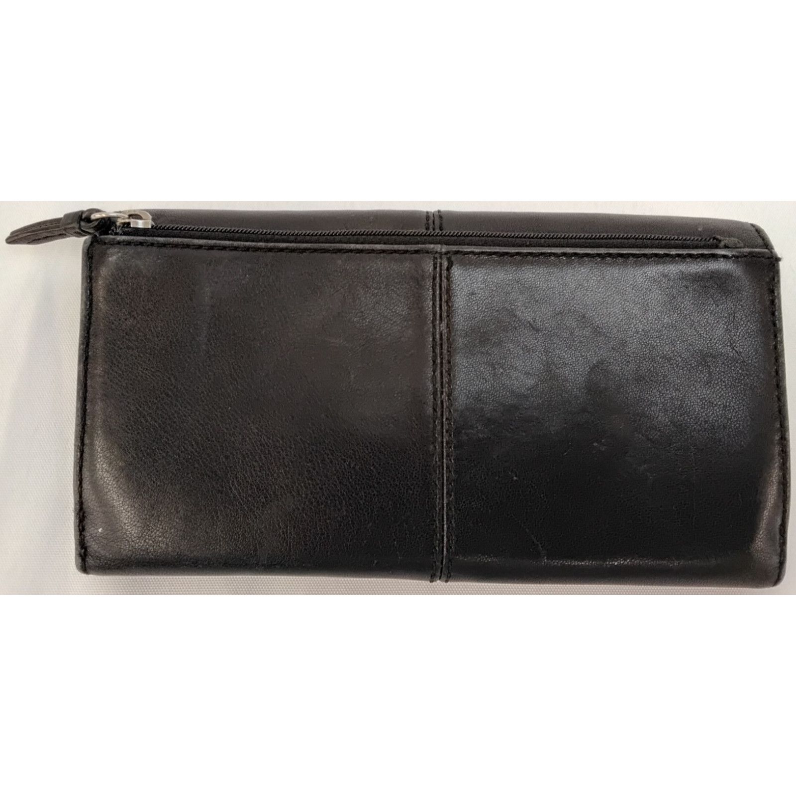 Coach Coach Tri-Fold Black Leather Wallet Envelope Snap VTG 2000s Size ONE SIZE - 3 Thumbnail