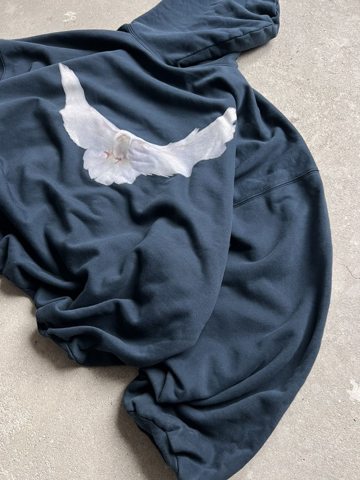 Gap × Kanye West × Yeezy Yeezy Gap Dove Hoodie Dark Blue Size US XL / EU 56 / 4 - 6 Thumbnail