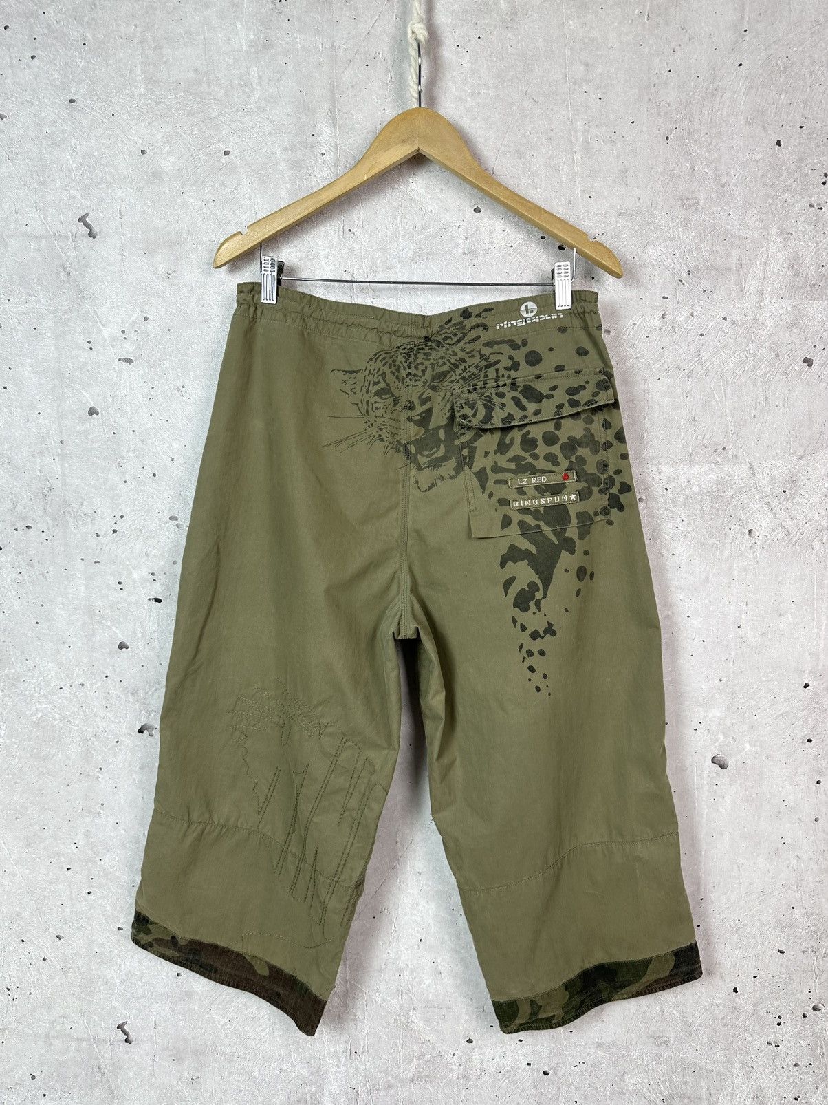 Ringspun Vintage Ringspun Maharishi Style Printed Khaki Breeches Size US 32 / EU 48 - 1 Thumbnail